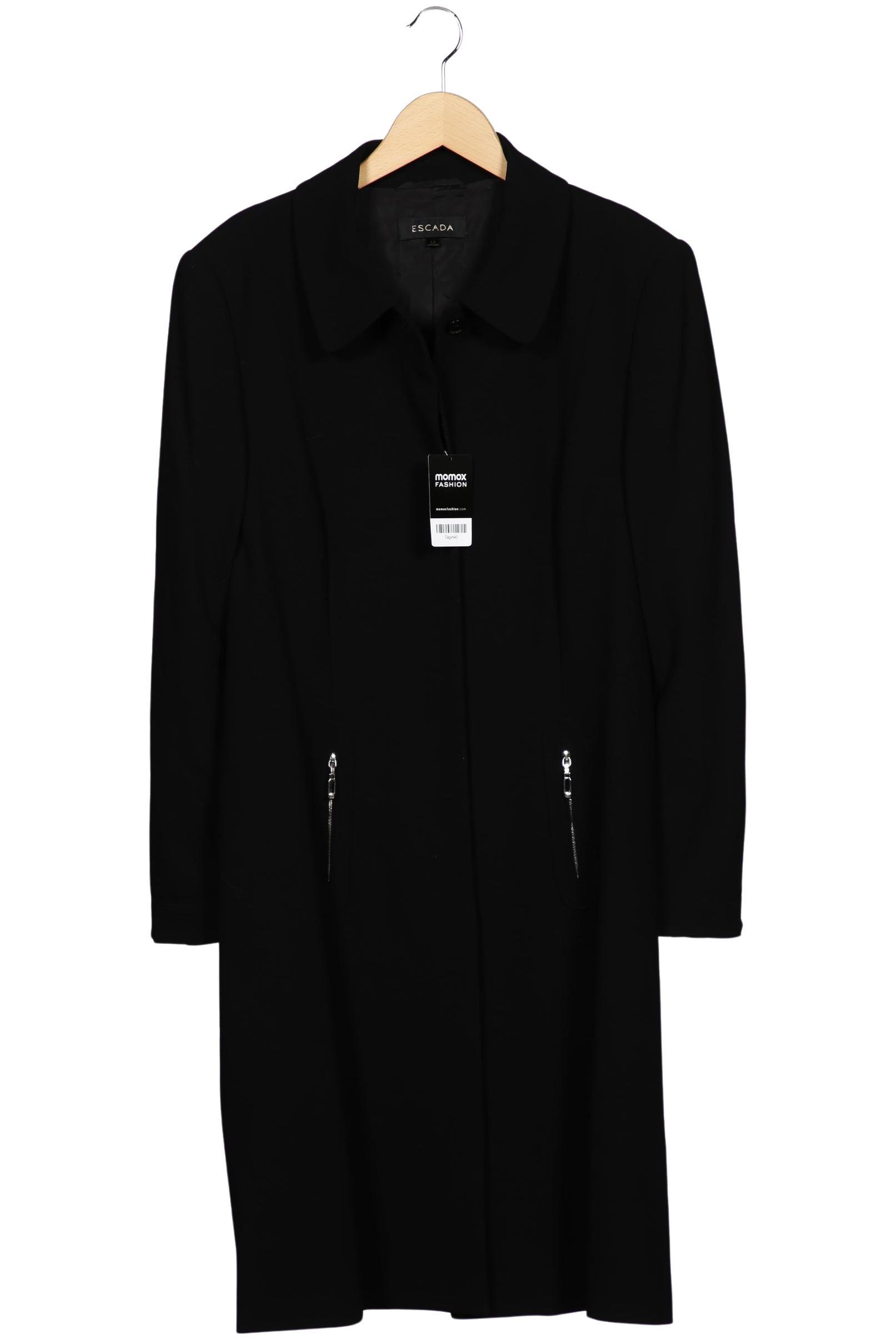 

Escada Damen Mantel, schwarz, Gr. 44