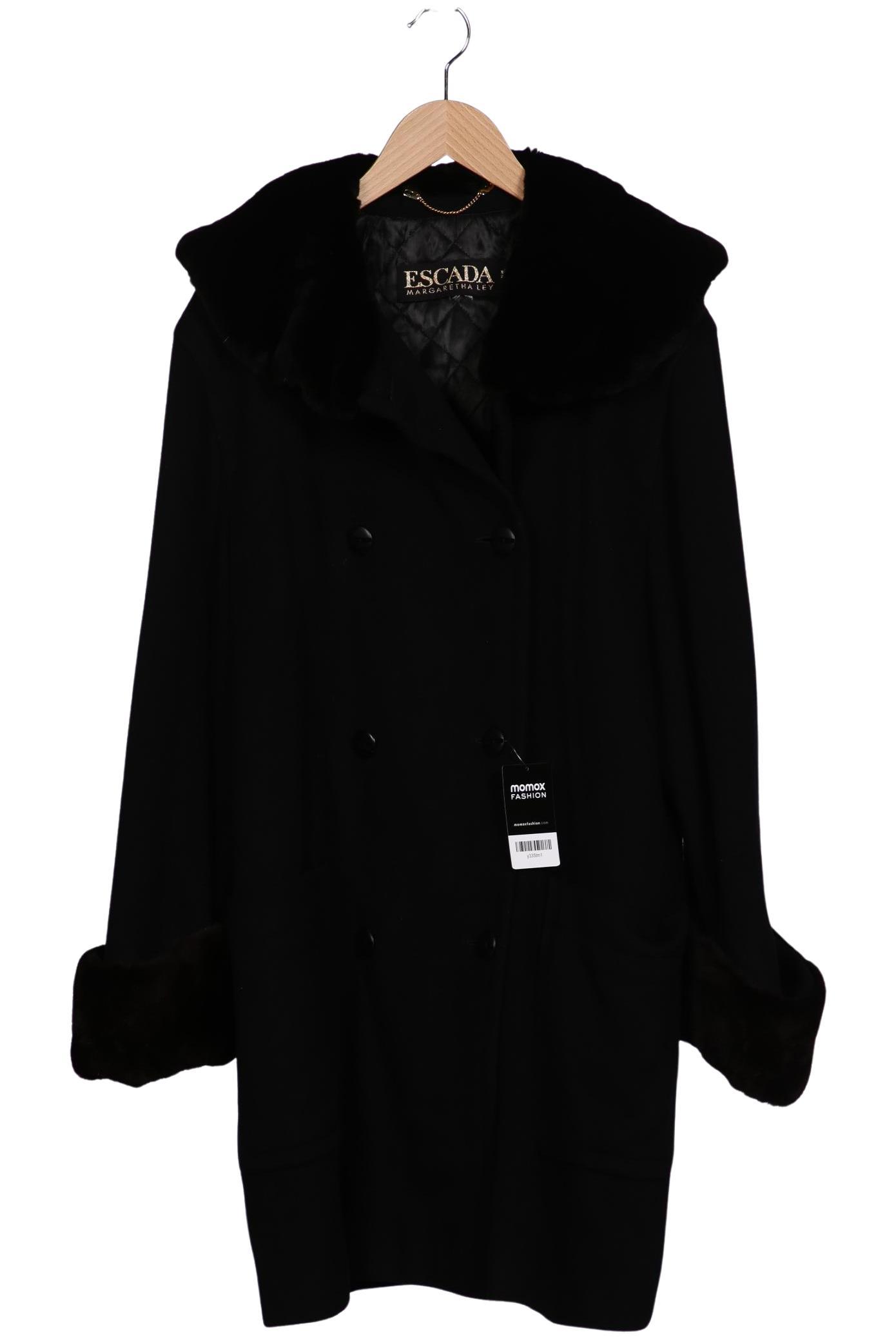 

Escada Damen Mantel, schwarz, Gr. 44