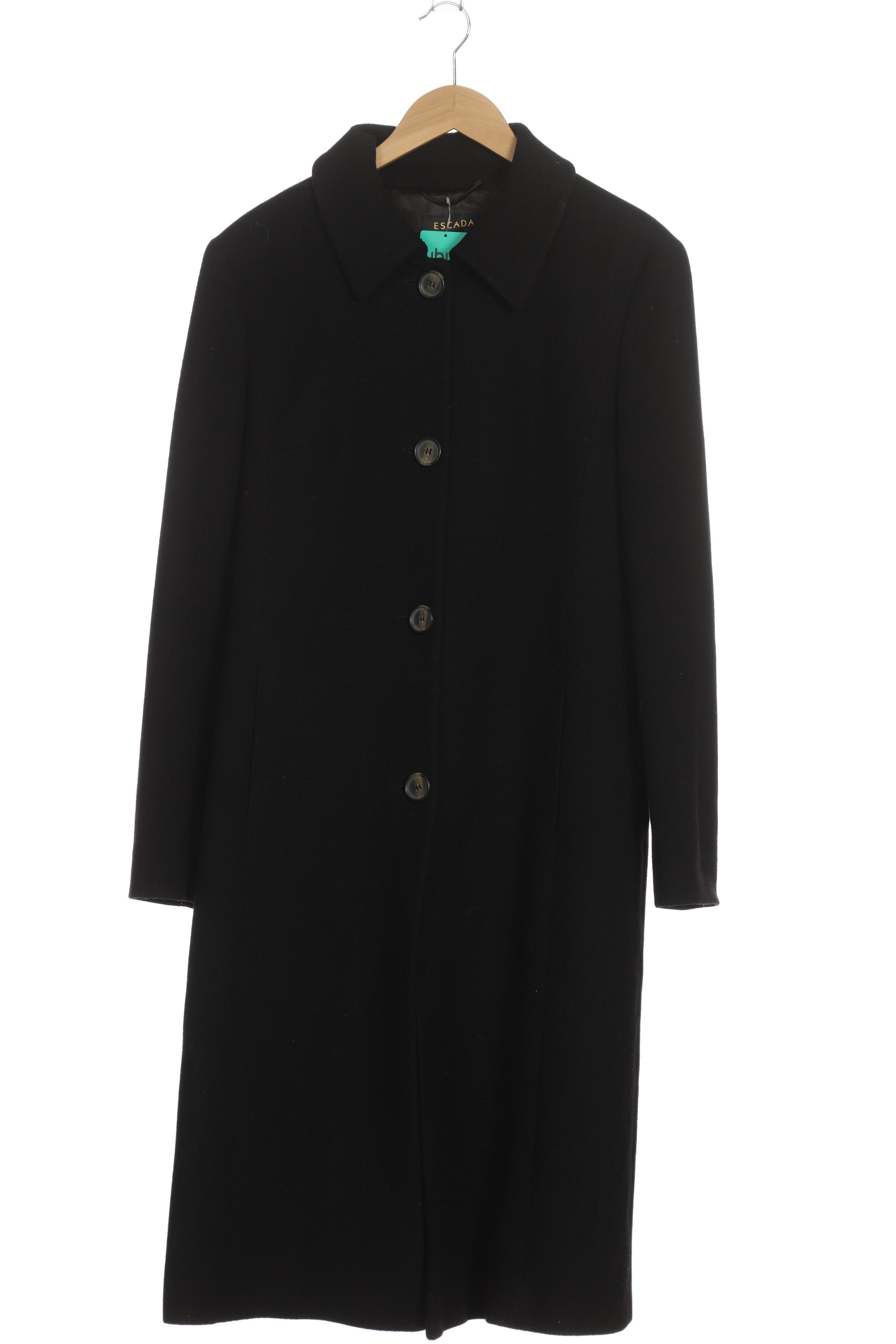 

Escada Damen Mantel, schwarz, Gr. 42