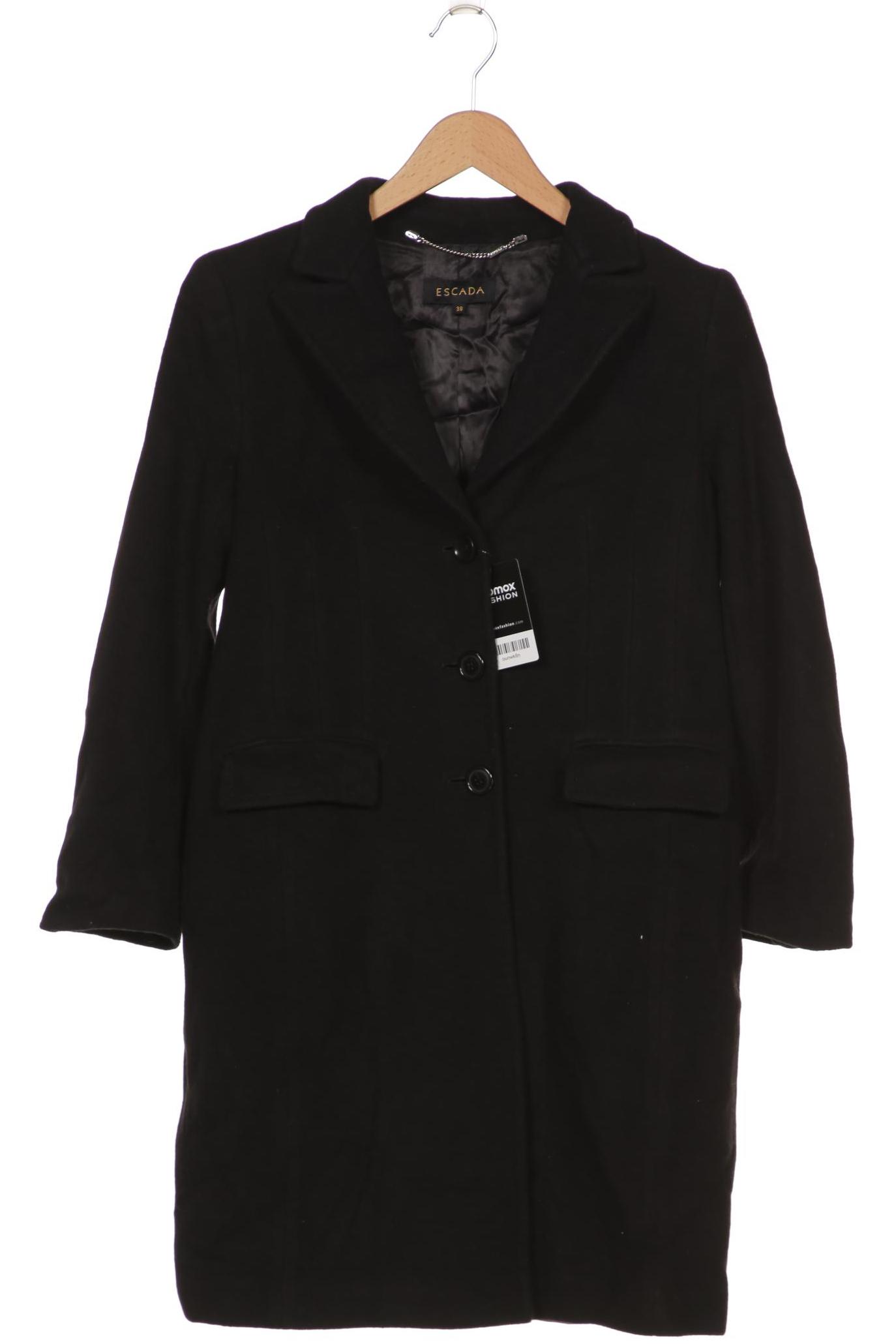 

Escada Damen Mantel, schwarz, Gr. 38