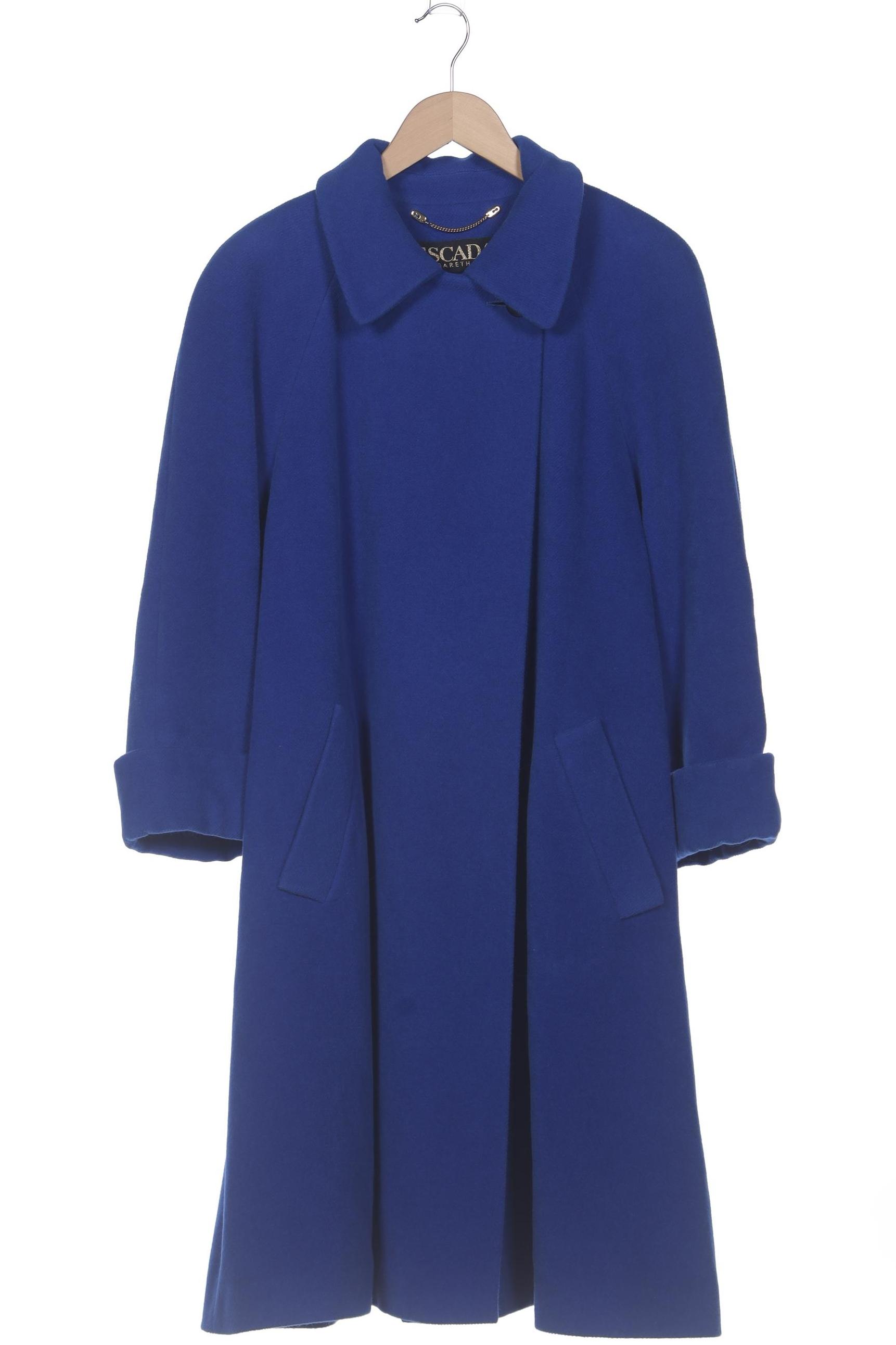 

Escada Damen Mantel, blau, Gr. 38