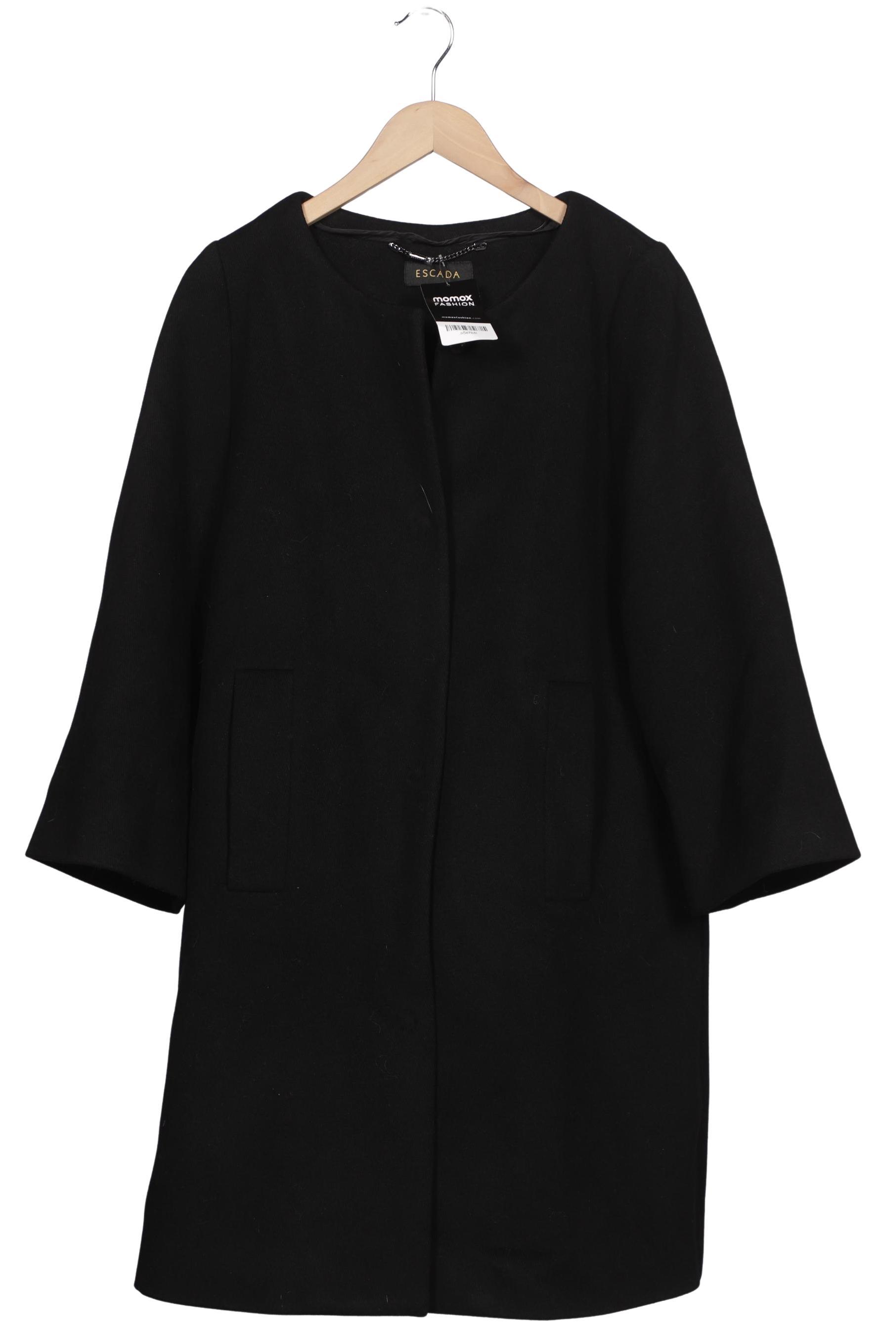 

Escada Damen Mantel, schwarz, Gr. 38