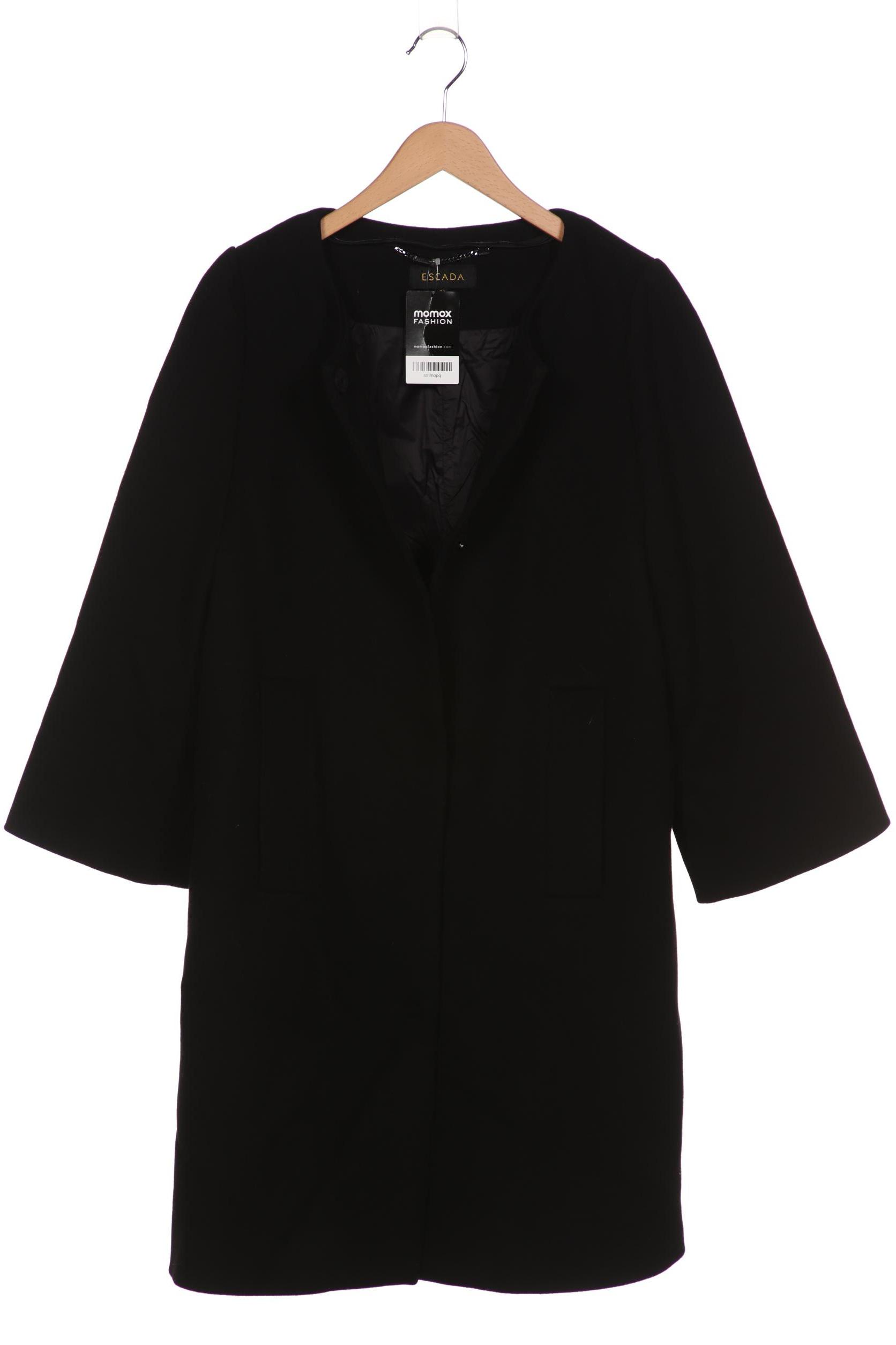 

Escada Damen Mantel, schwarz, Gr. 38
