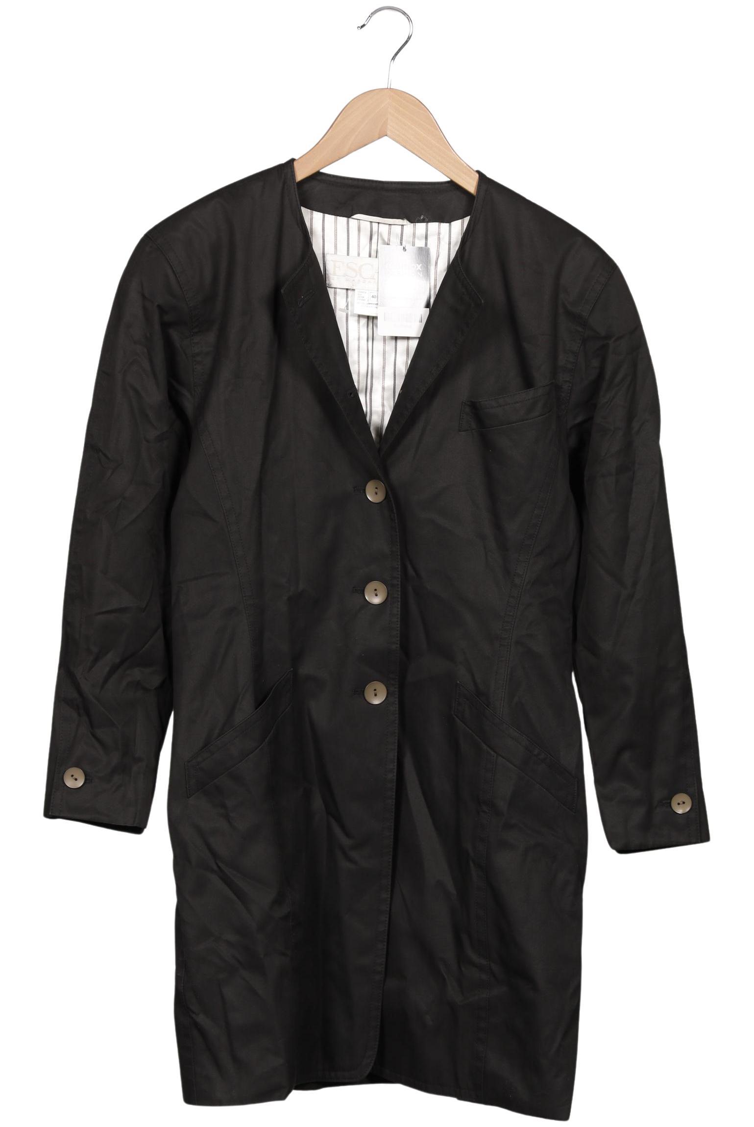 

Escada Damen Mantel, schwarz, Gr. 40