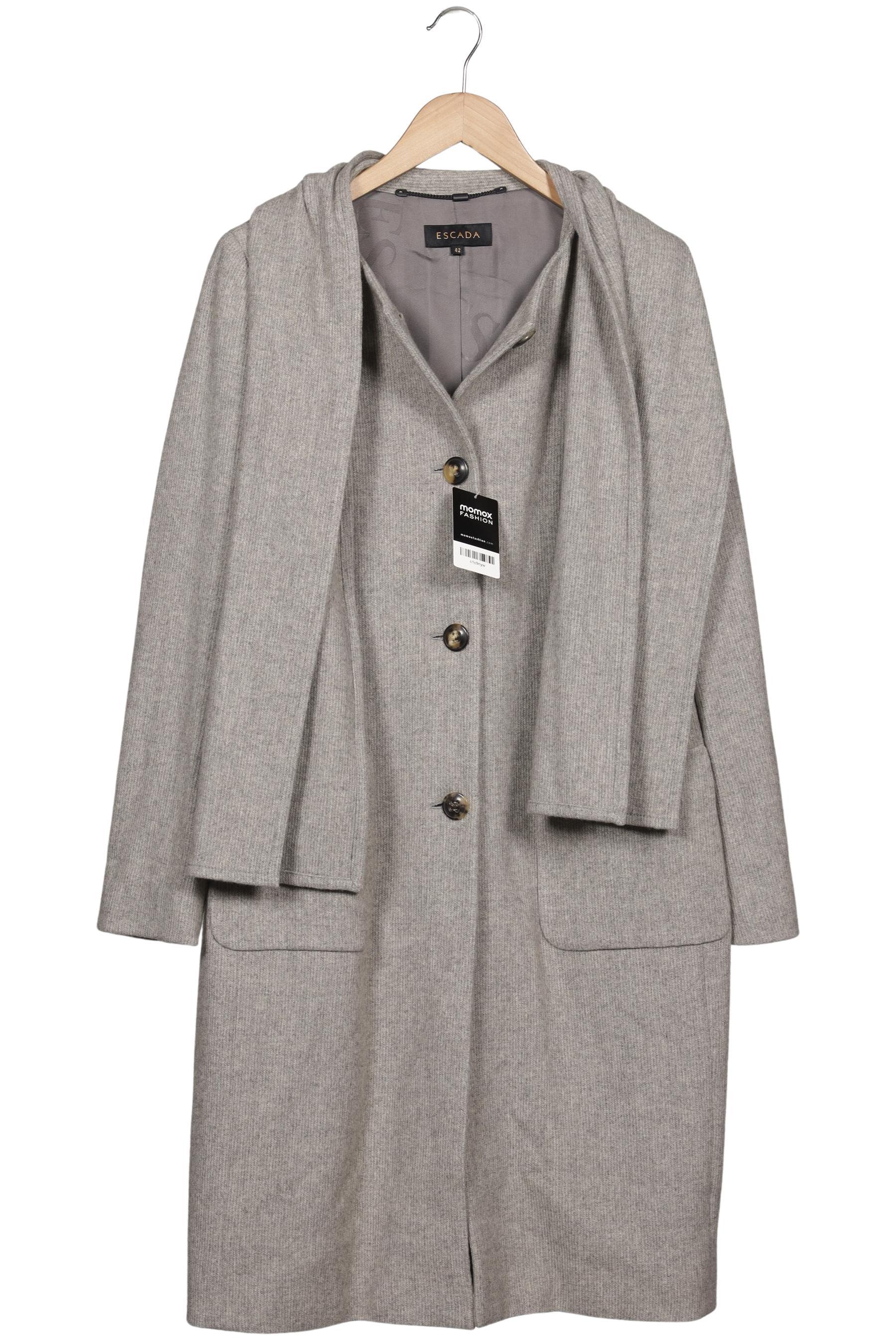 

Escada Damen Mantel, grau, Gr. 42