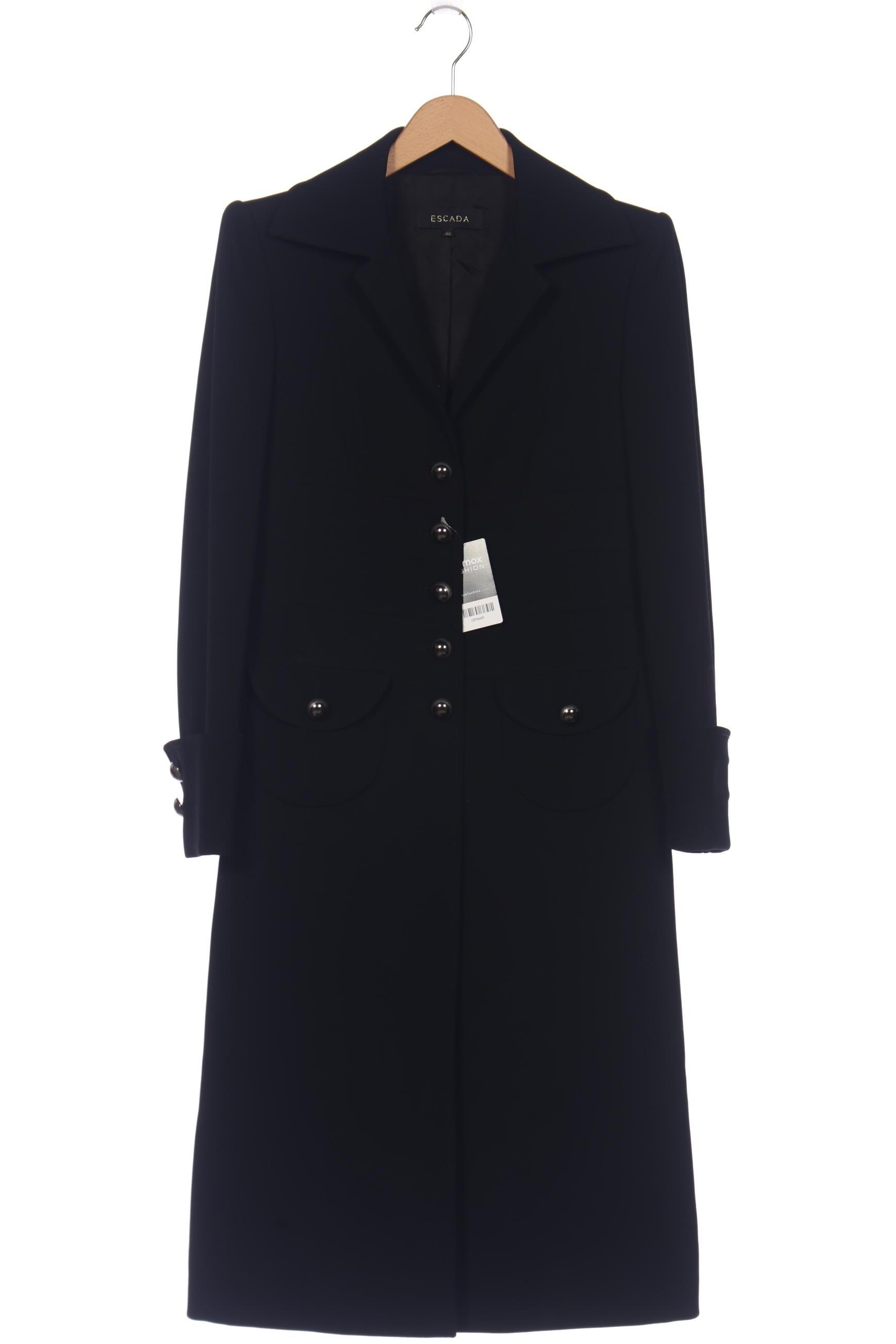 

Escada Damen Mantel, schwarz, Gr. 40