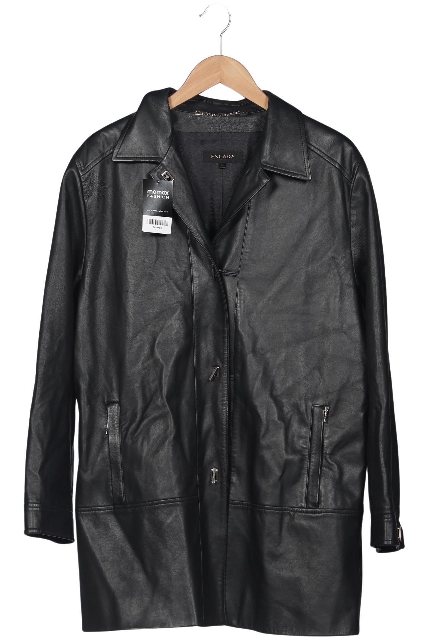 

Escada Damen Mantel, schwarz, Gr. 44