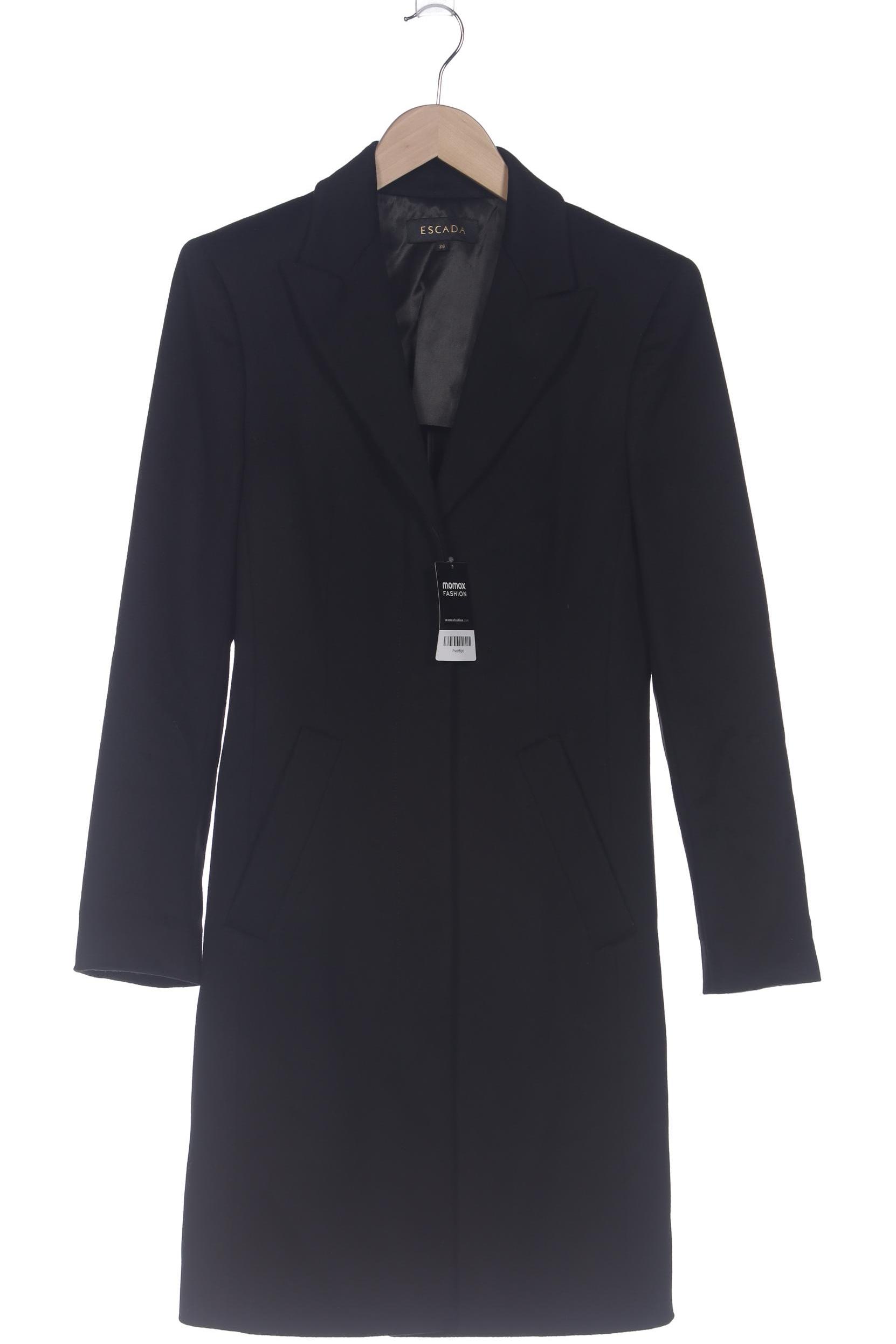 

Escada Damen Mantel, schwarz, Gr. 36