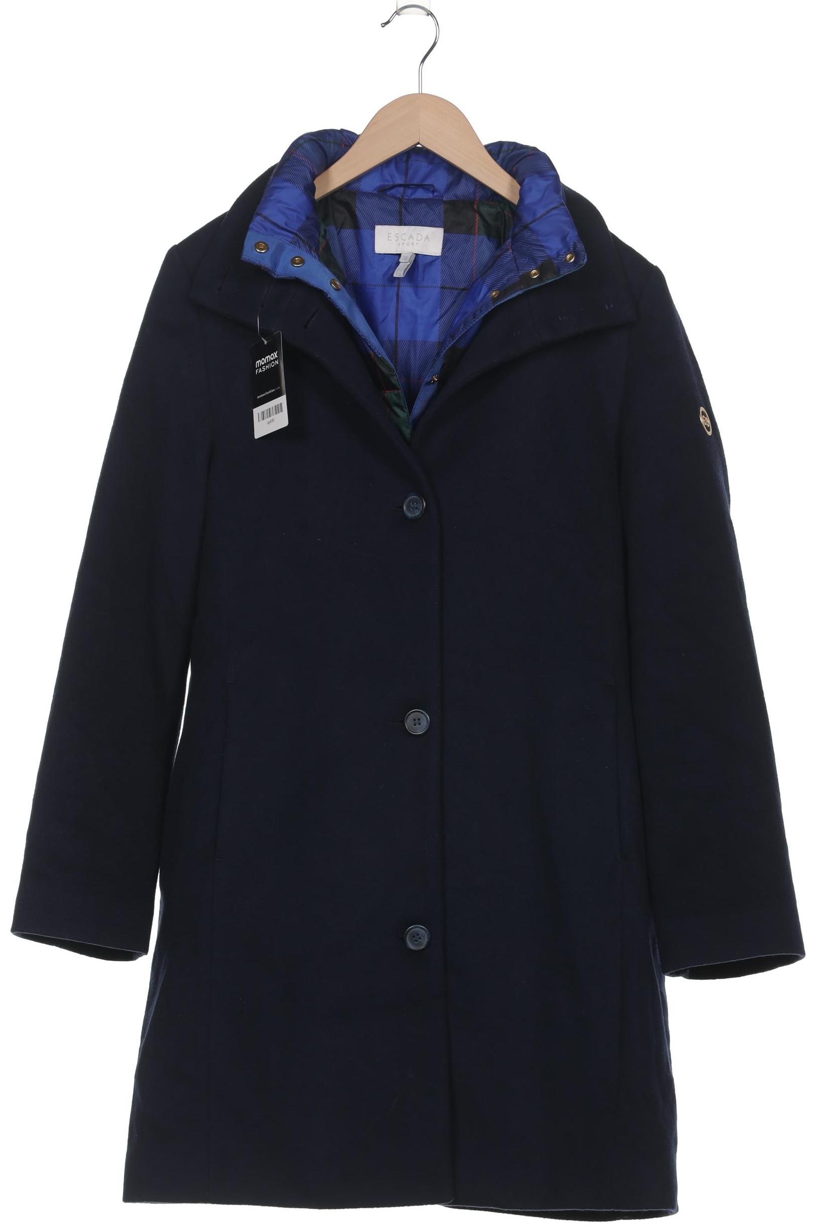 

Escada Damen Mantel, marineblau, Gr. 36