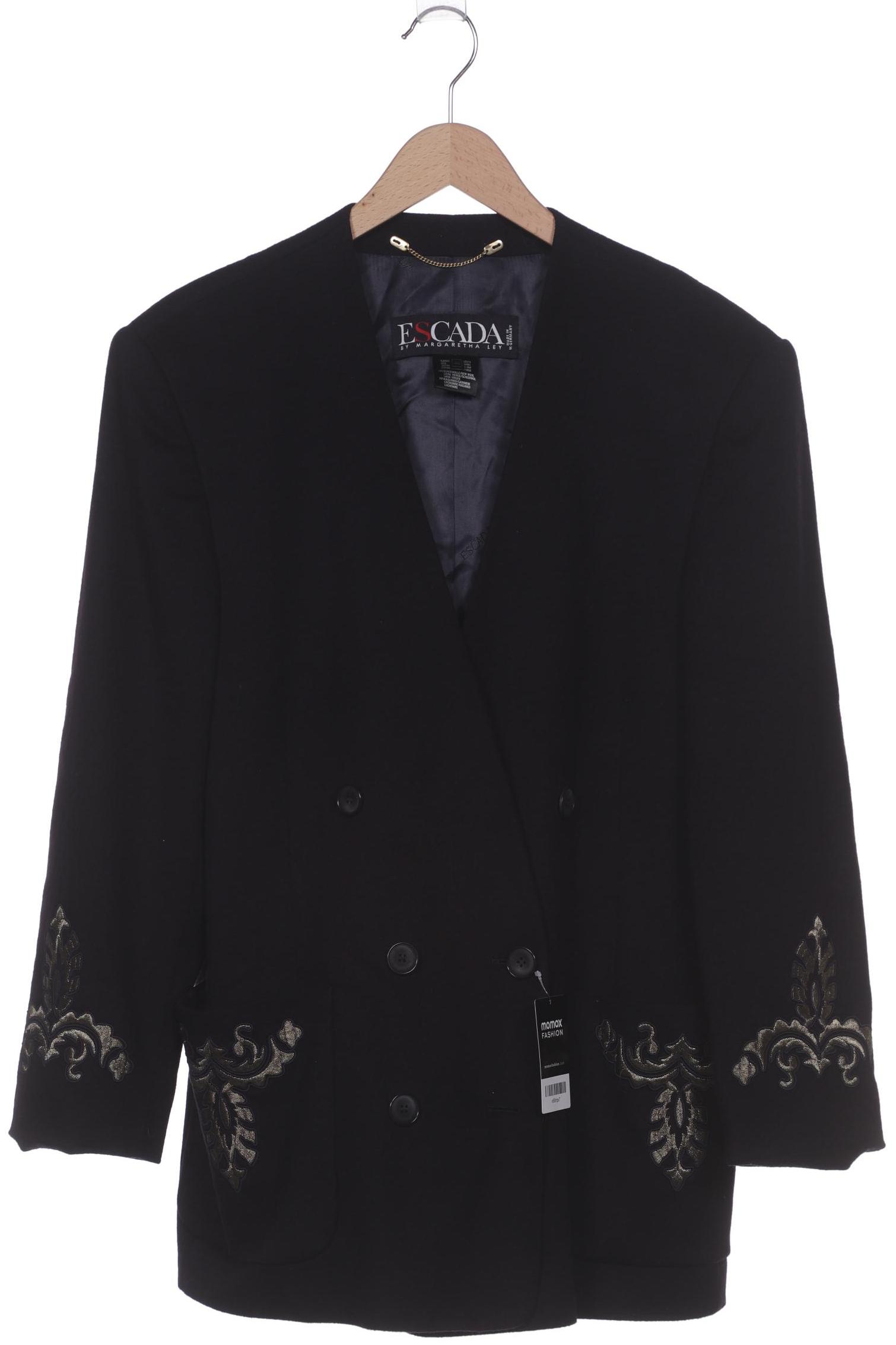 

Escada Damen Mantel, schwarz, Gr. 44