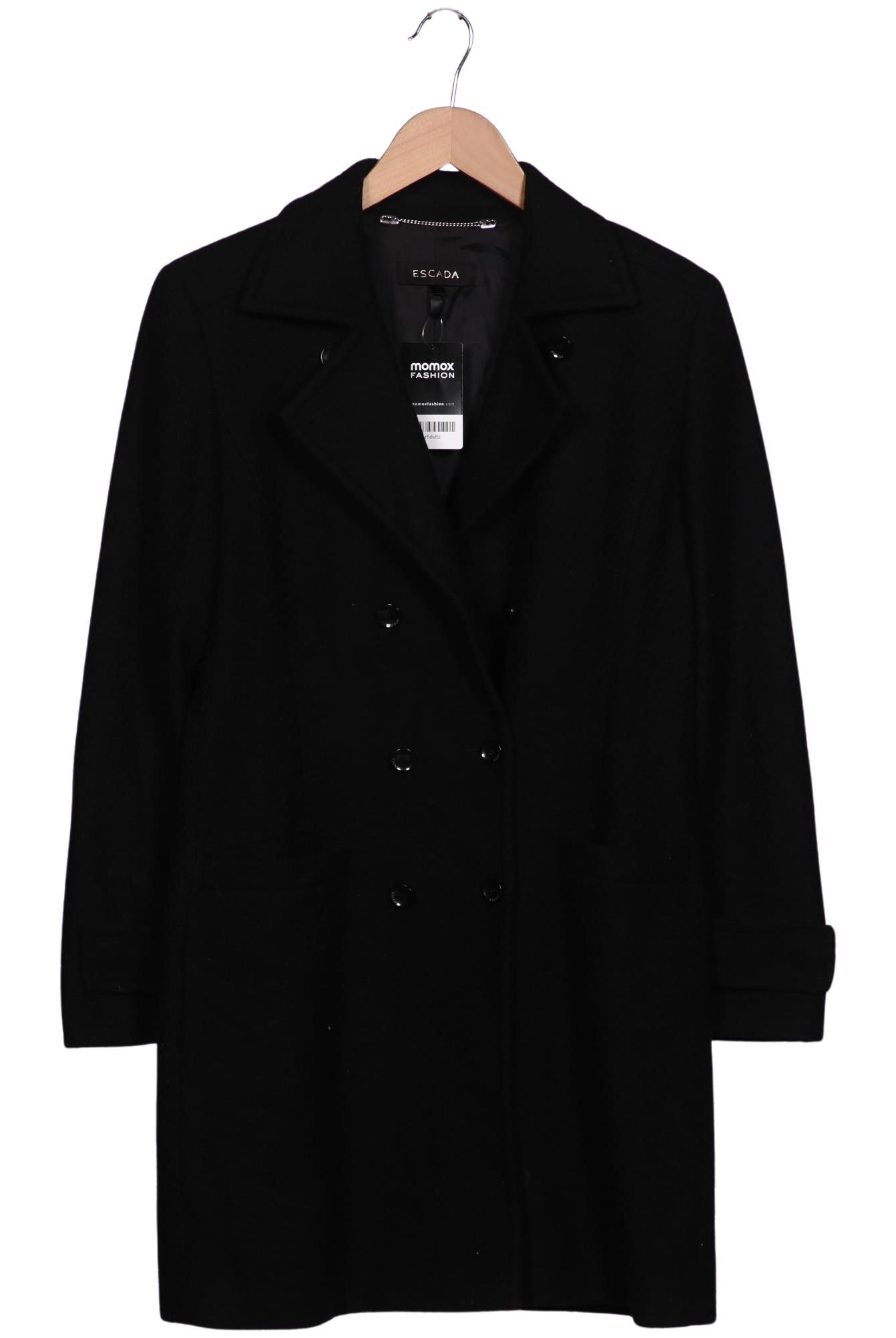 

Escada Damen Mantel, schwarz, Gr. 36