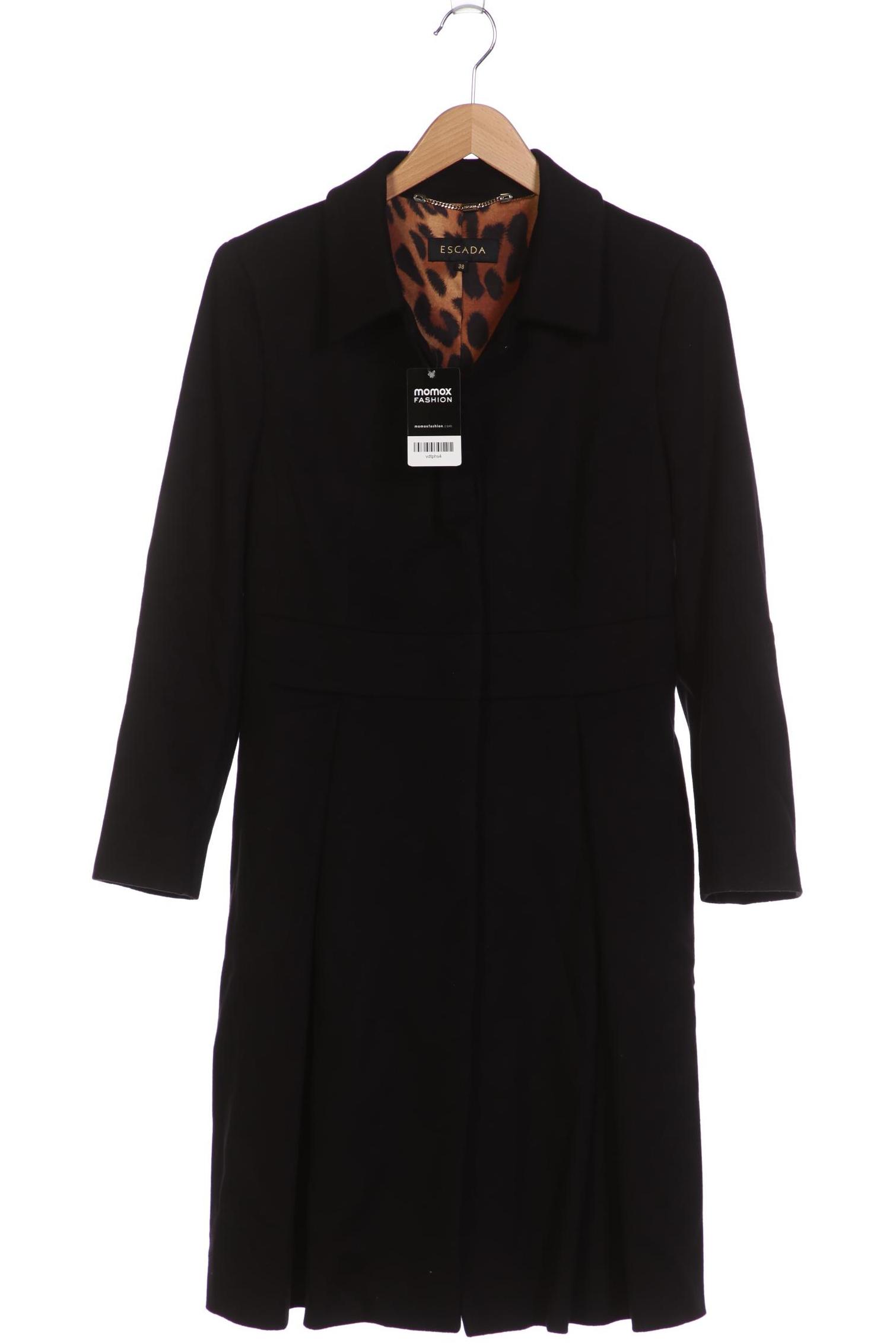 

Escada Damen Mantel, schwarz, Gr. 38