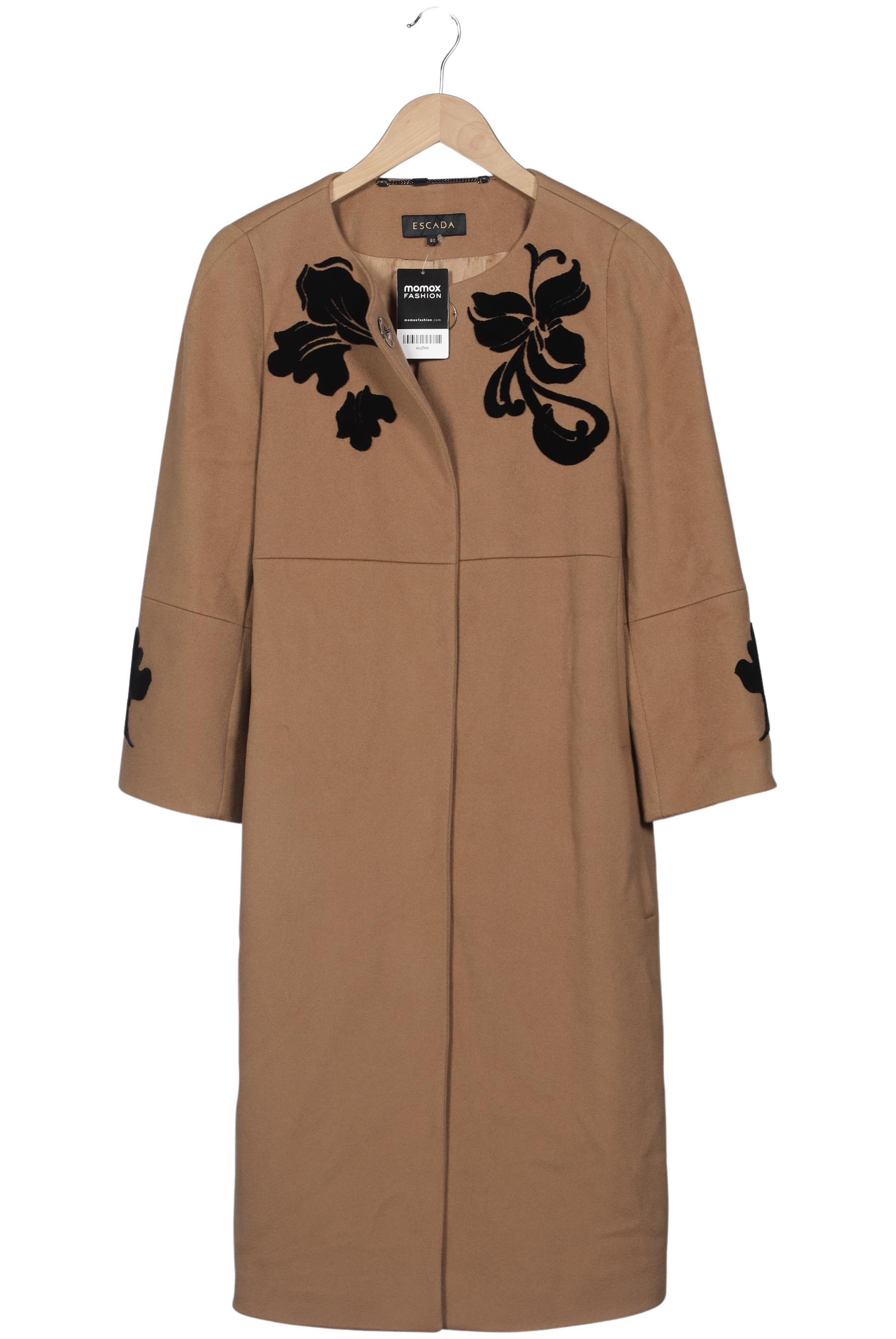 

Escada Damen Mantel, beige, Gr. 40