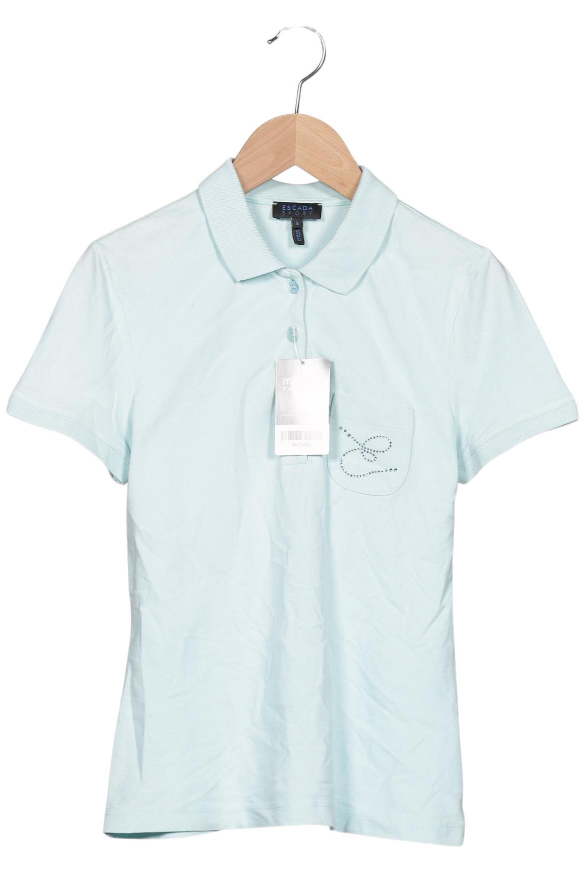 

Escada Damen Poloshirt, blau, Gr. 36
