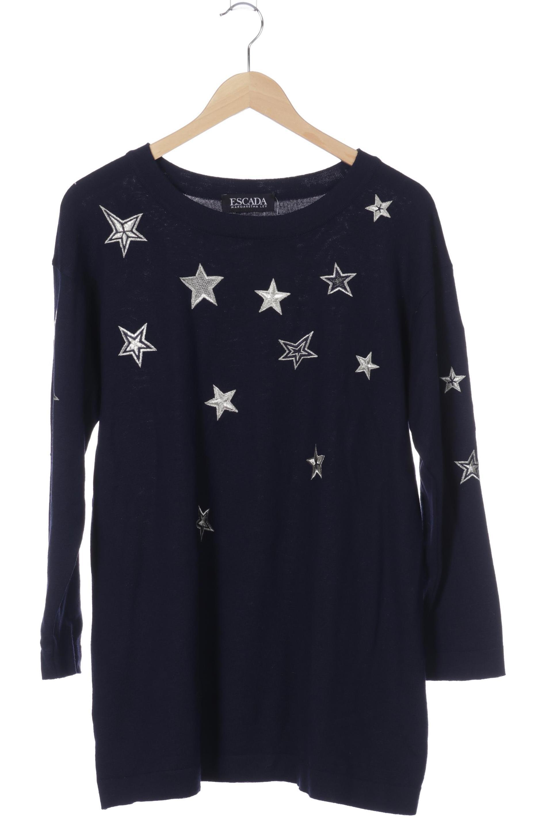 

Escada Damen Pullover, blau, Gr.