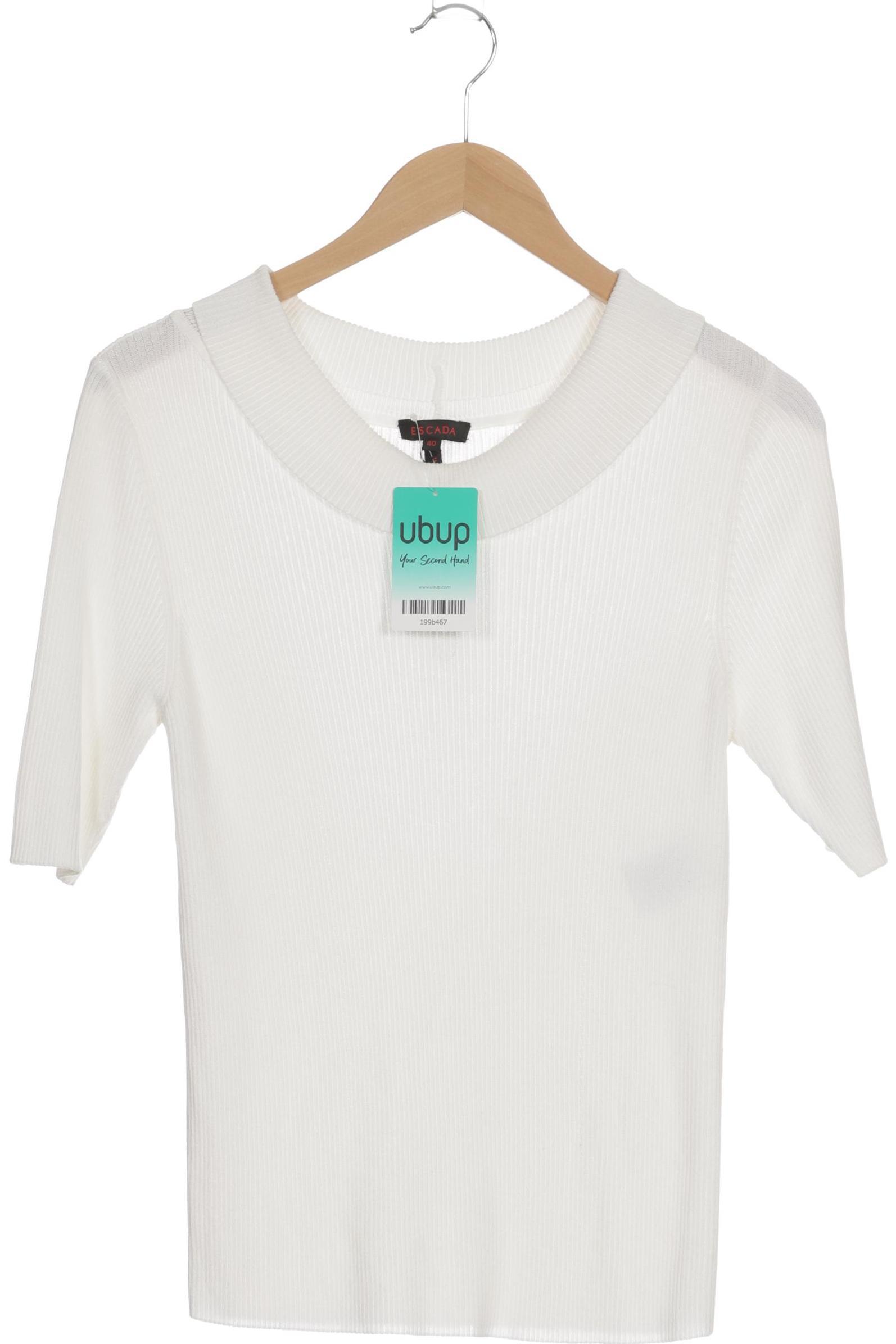 

Escada Damen Pullover, weiß, Gr. 40