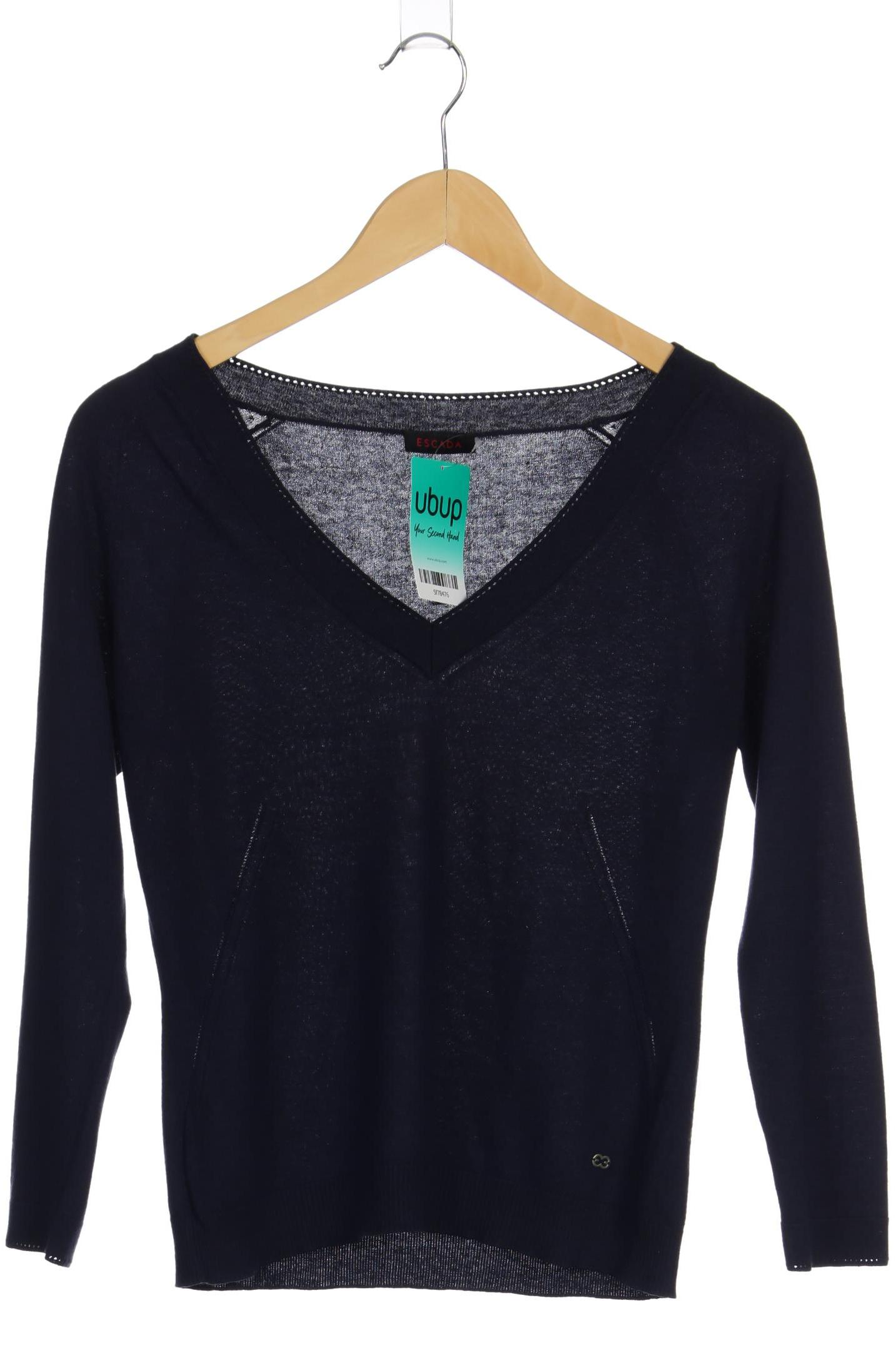 

Escada Damen Pullover, blau, Gr. 36