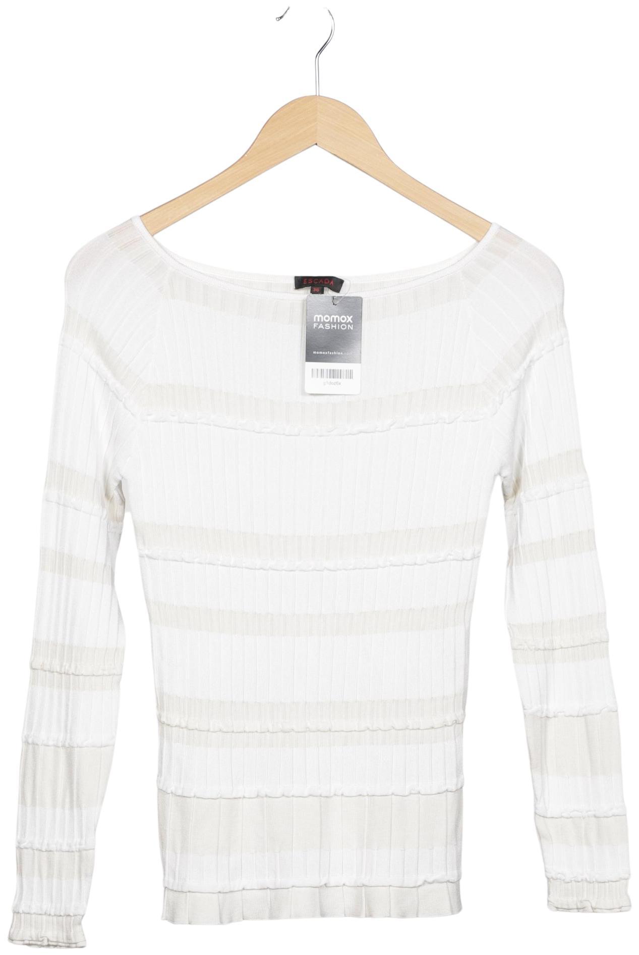 

Escada Damen Pullover, weiß, Gr. 36