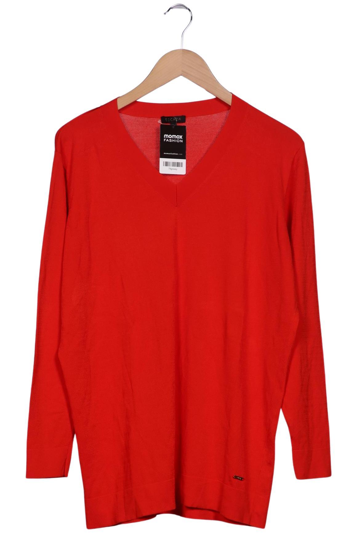 

Escada Damen Pullover, rot, Gr. 42