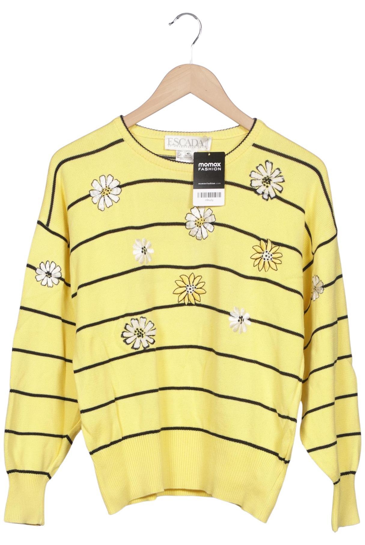 

Escada Damen Pullover, gelb, Gr. 40