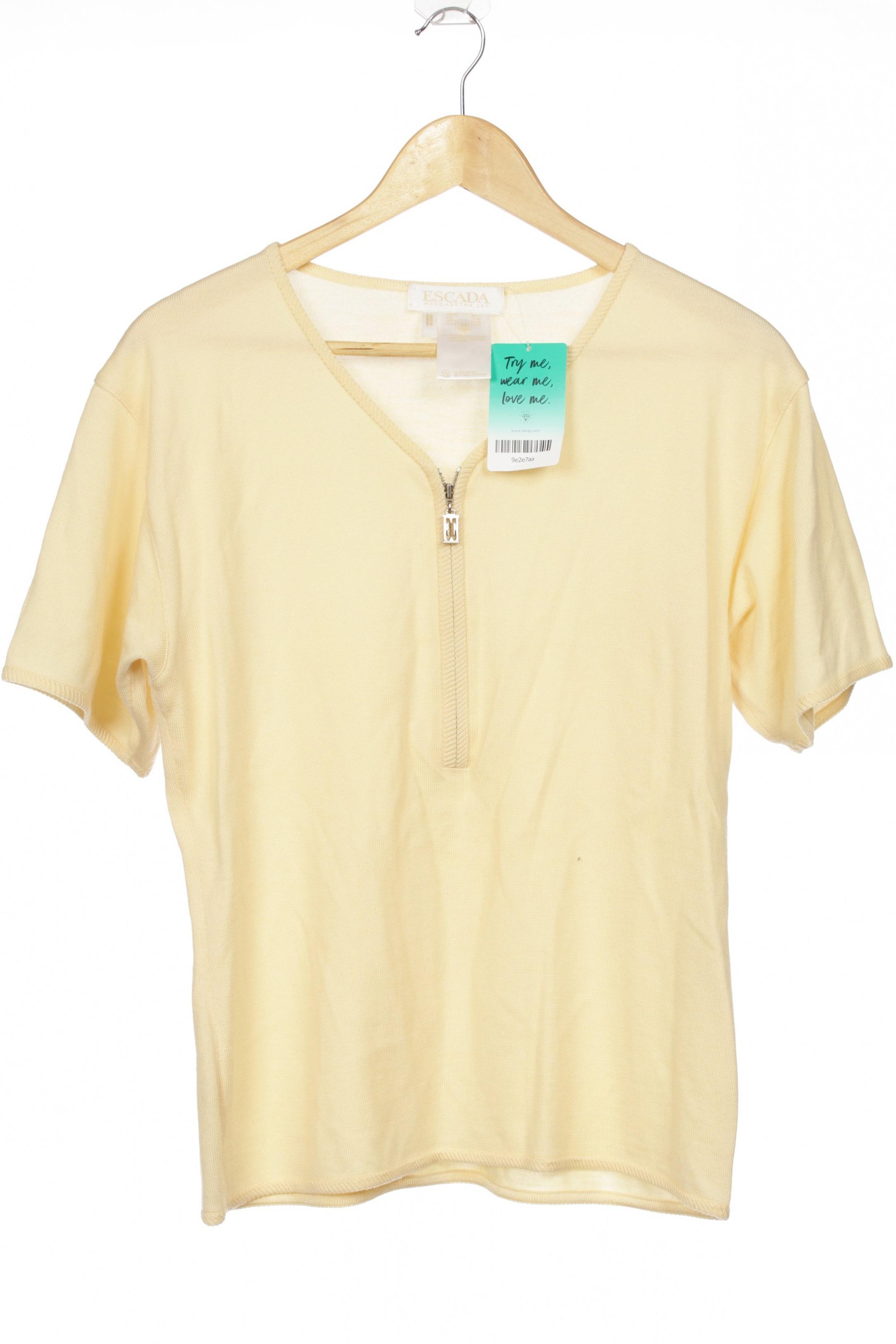 

Escada Damen Pullover, gelb, Gr. 38