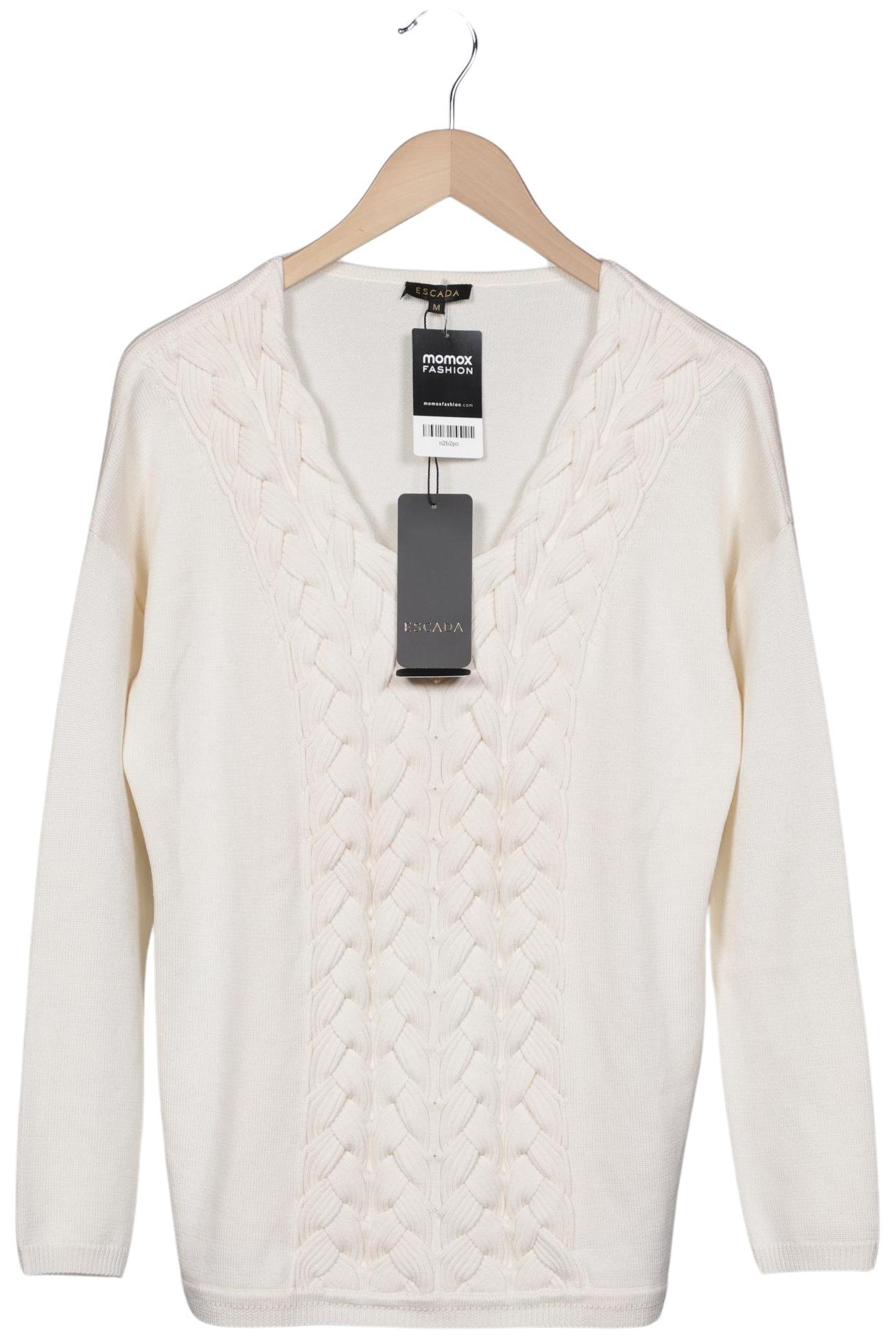 

Escada Damen Pullover, cremeweiß, Gr. 38