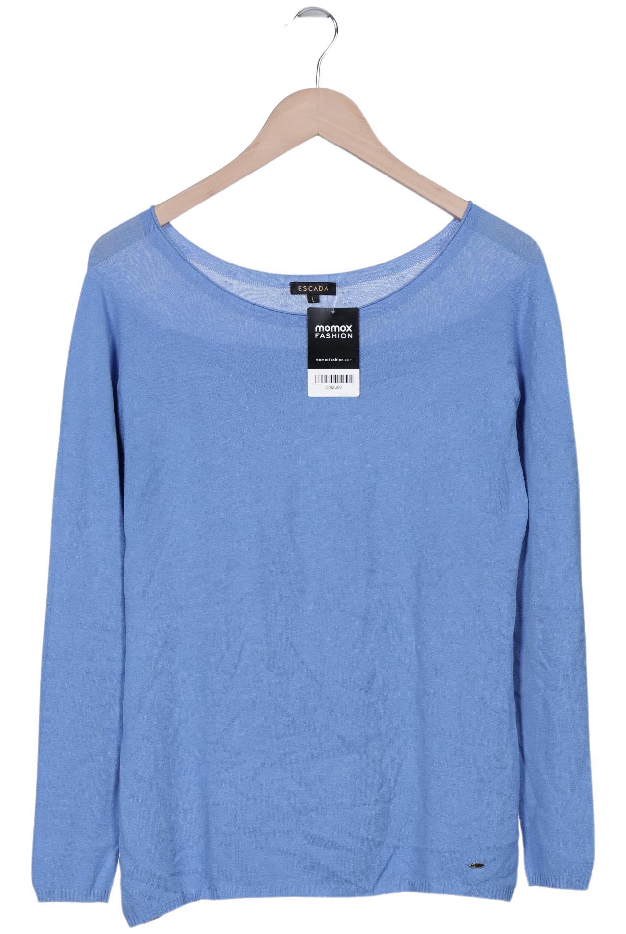 

Escada Damen Pullover, blau, Gr. 42