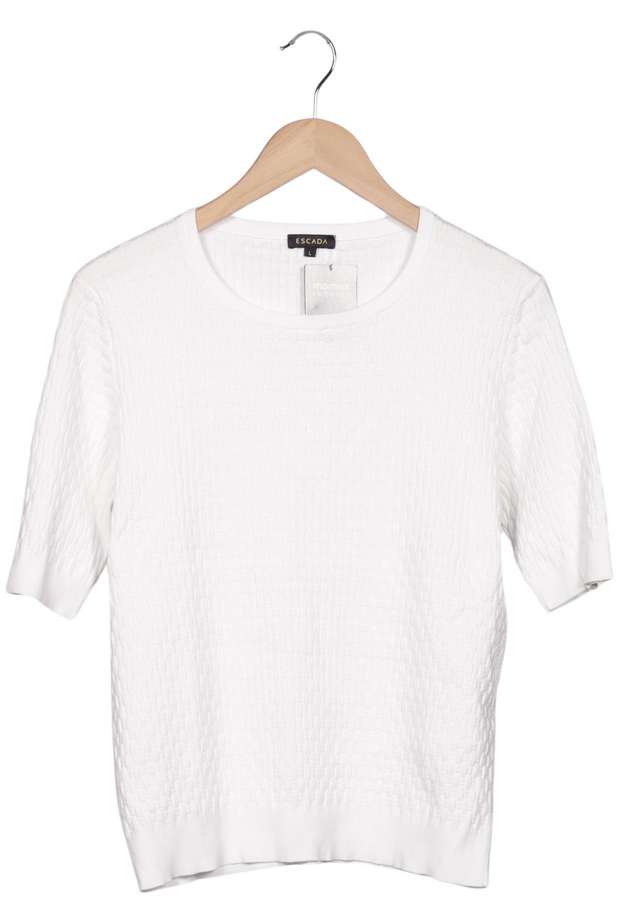 

Escada Damen Pullover, weiß, Gr. 42