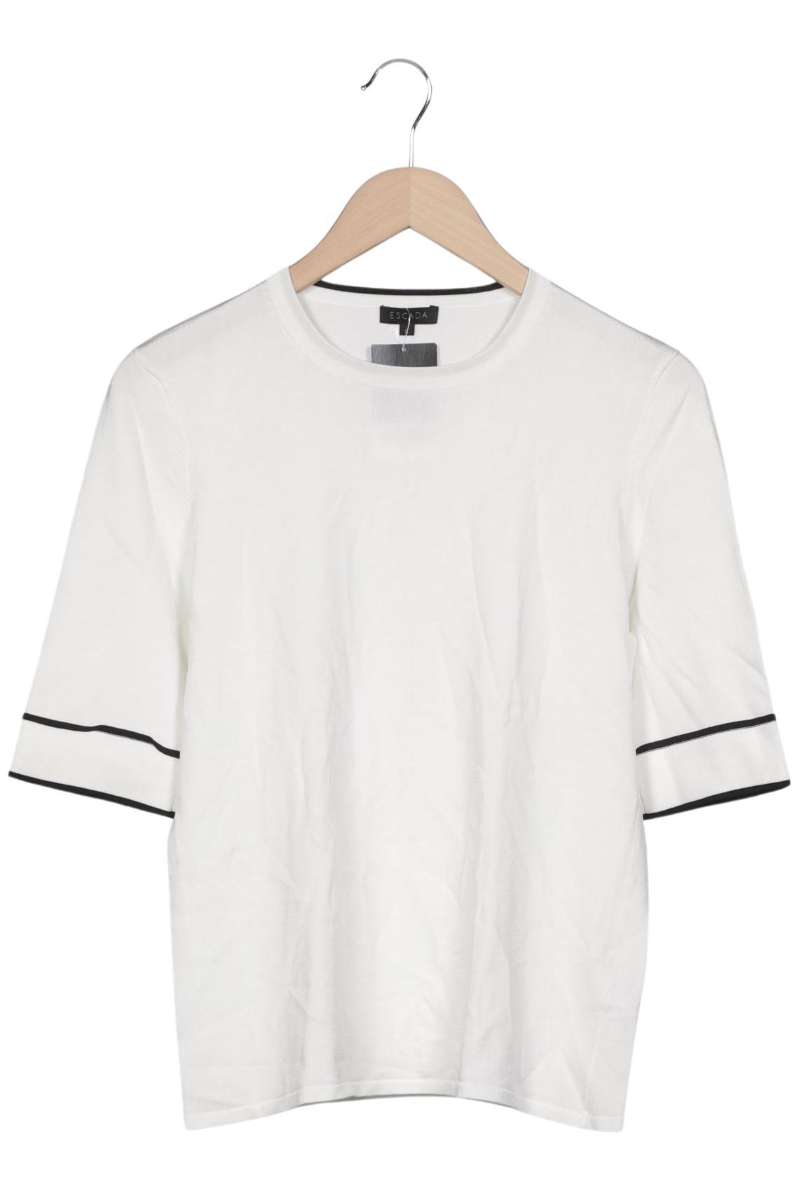 

Escada Damen Pullover, weiß, Gr. 42