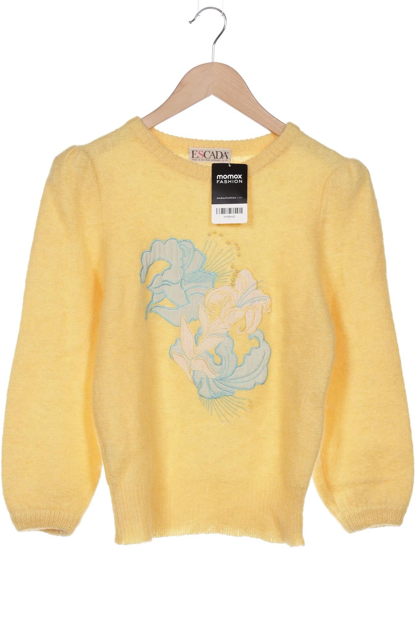 

Escada Damen Pullover, gelb, Gr. 38