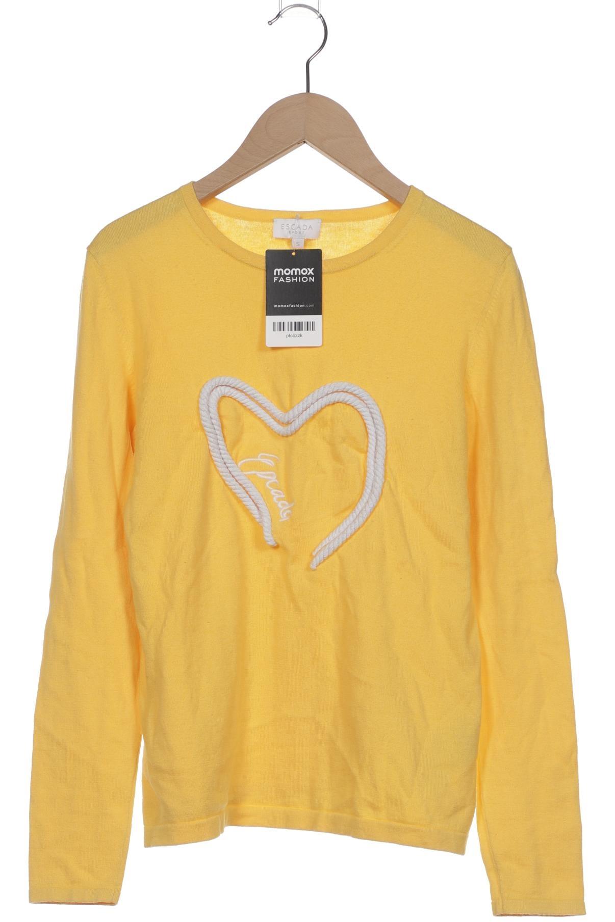 

Escada Damen Pullover, gelb, Gr. 36