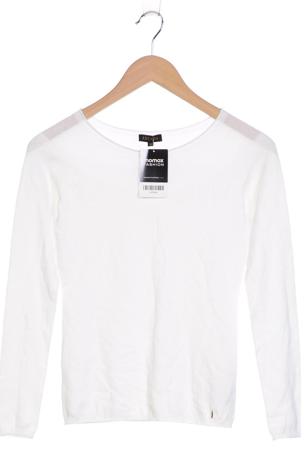 

Escada Damen Pullover, weiß, Gr. 34