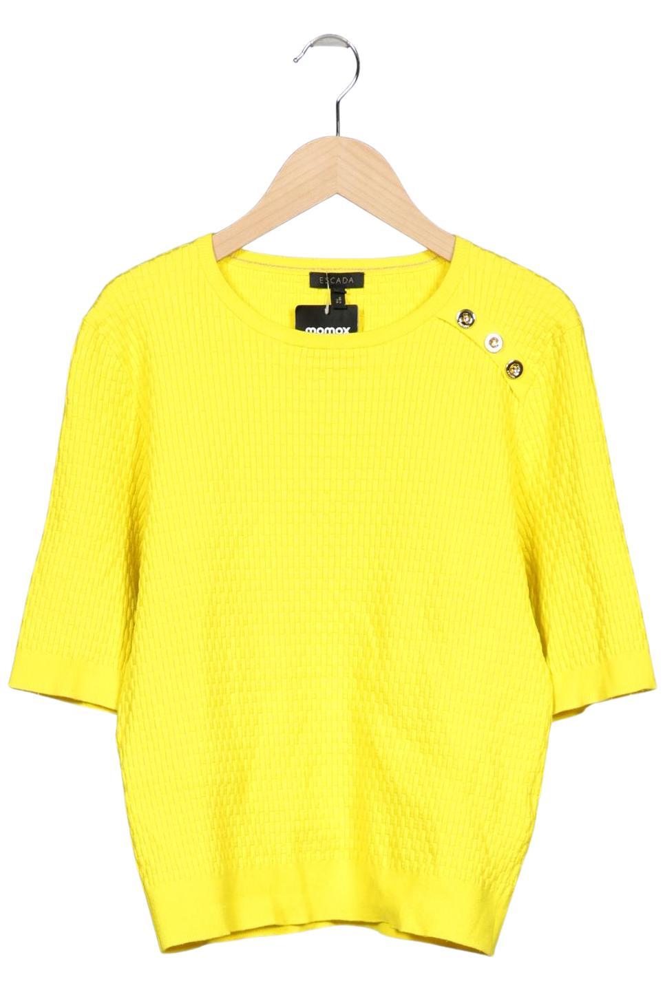 

Escada Damen Pullover, gelb, Gr. 38