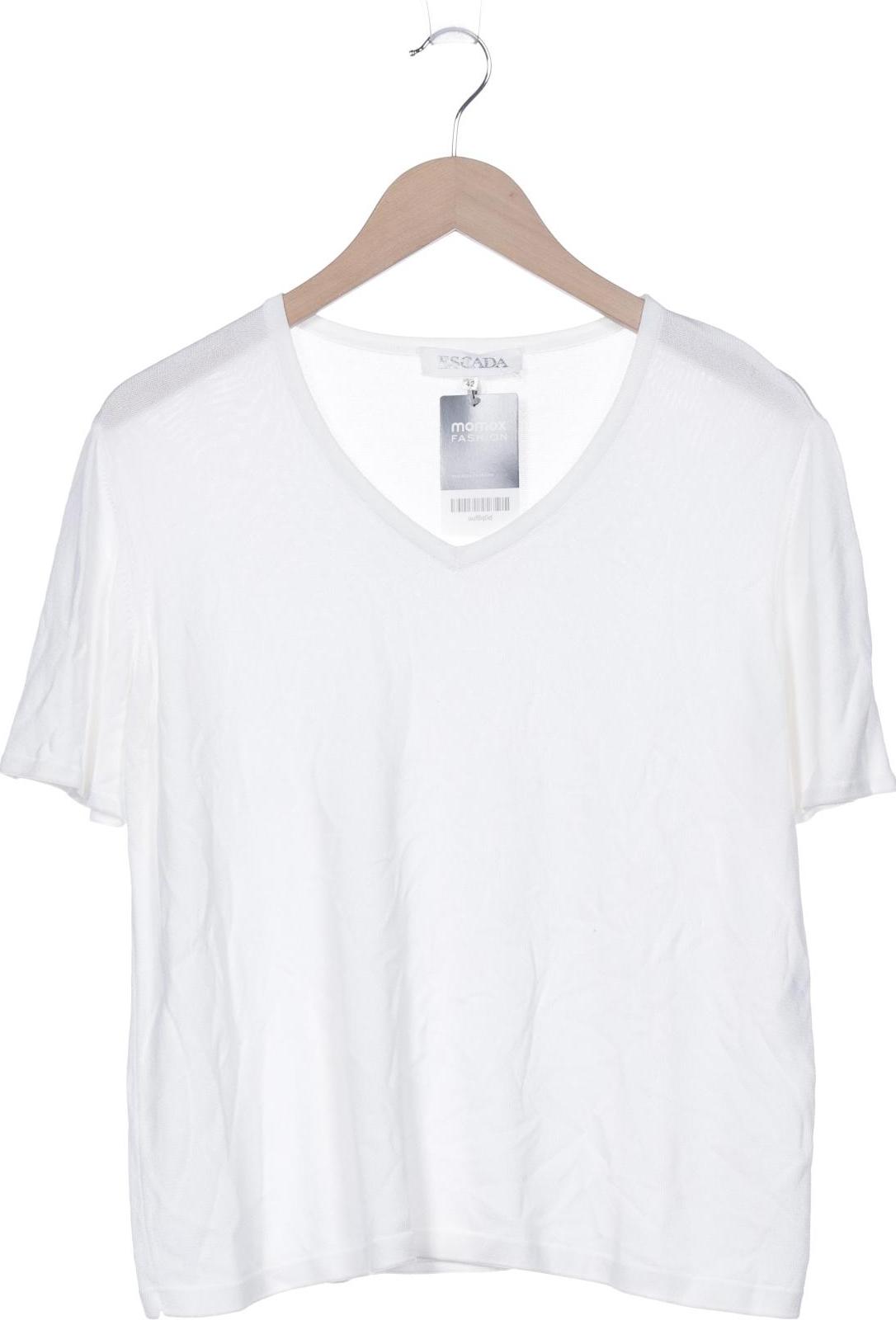 

Escada Damen Pullover, weiß, Gr. 42