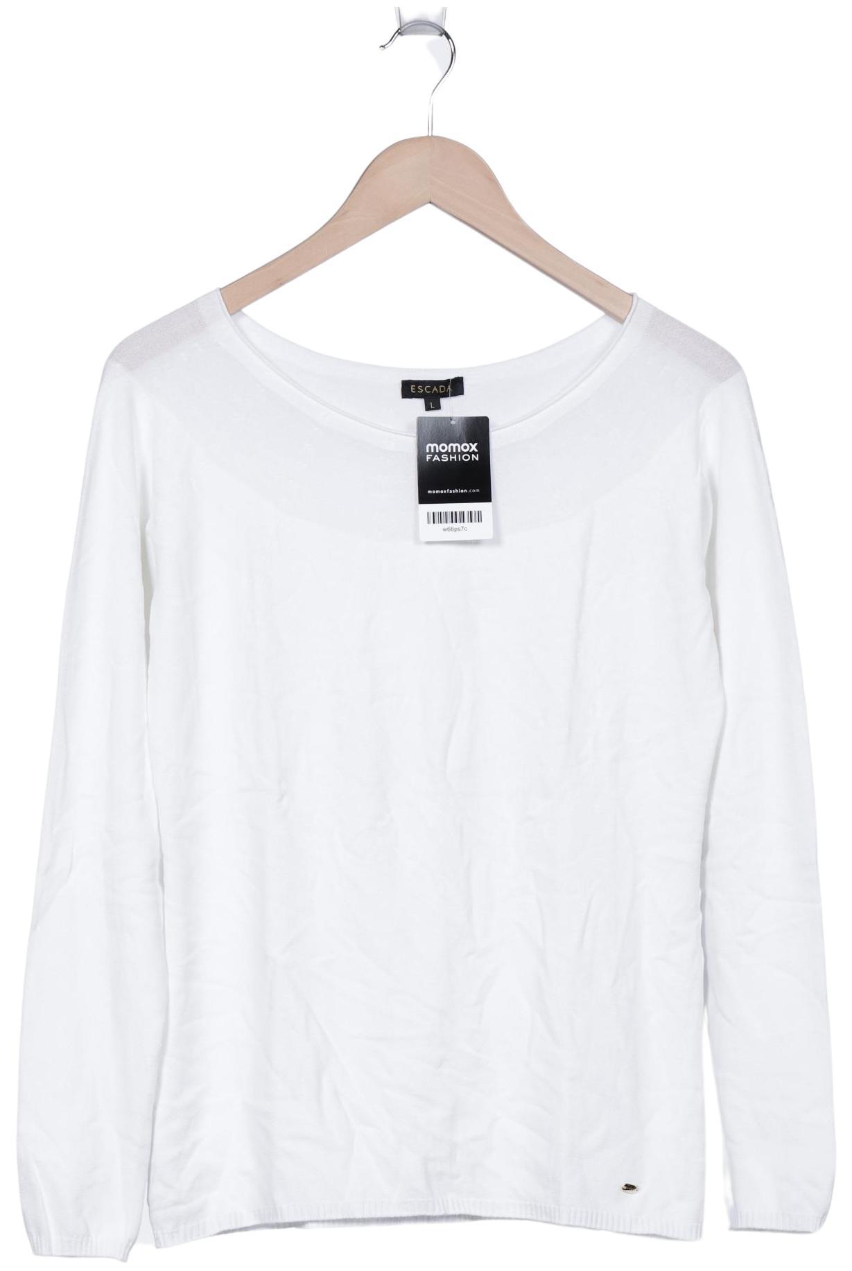 

Escada Damen Pullover, weiß, Gr. 42