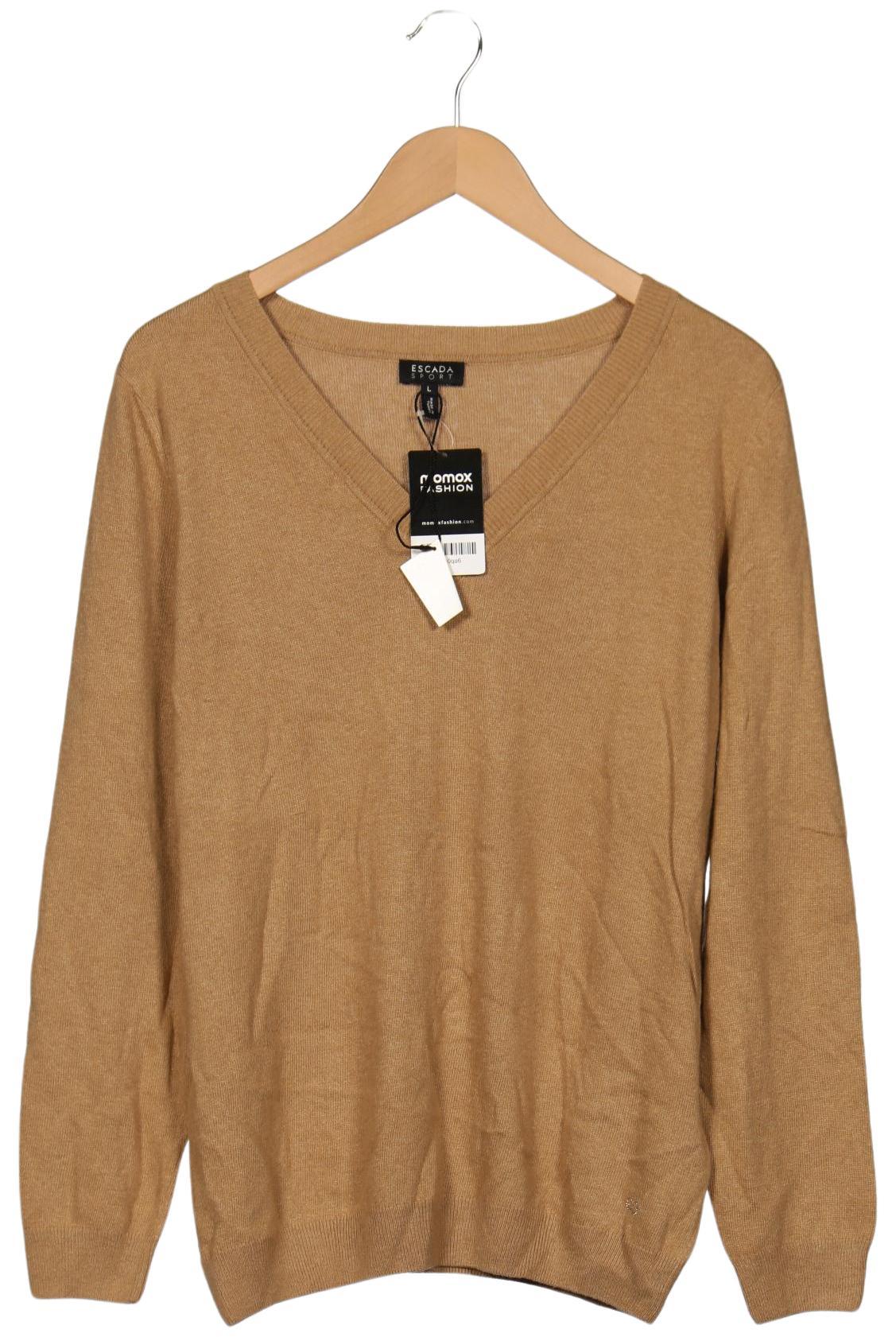 

Escada Damen Pullover, beige, Gr. 42