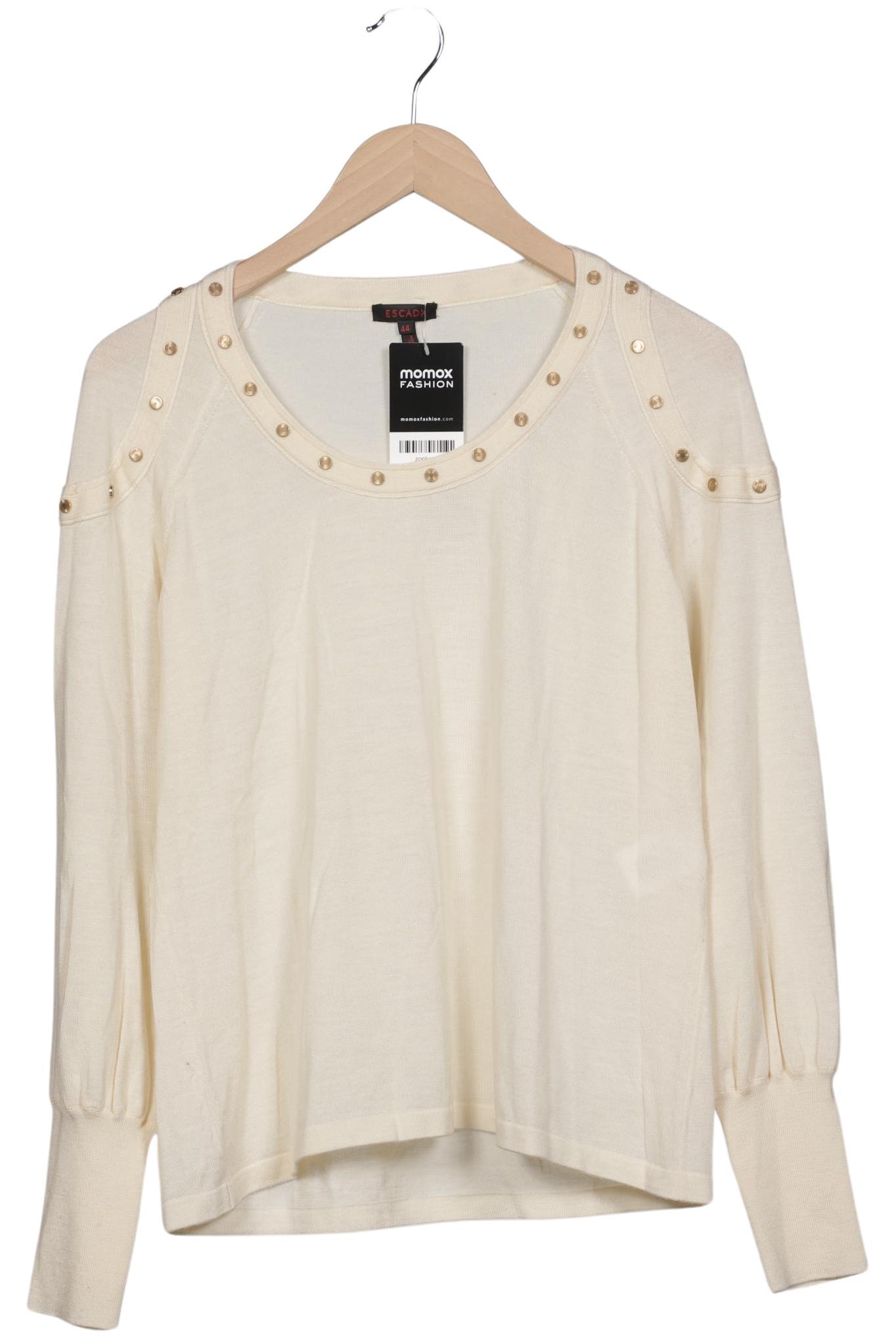 

Escada Damen Pullover, cremeweiß, Gr. 44
