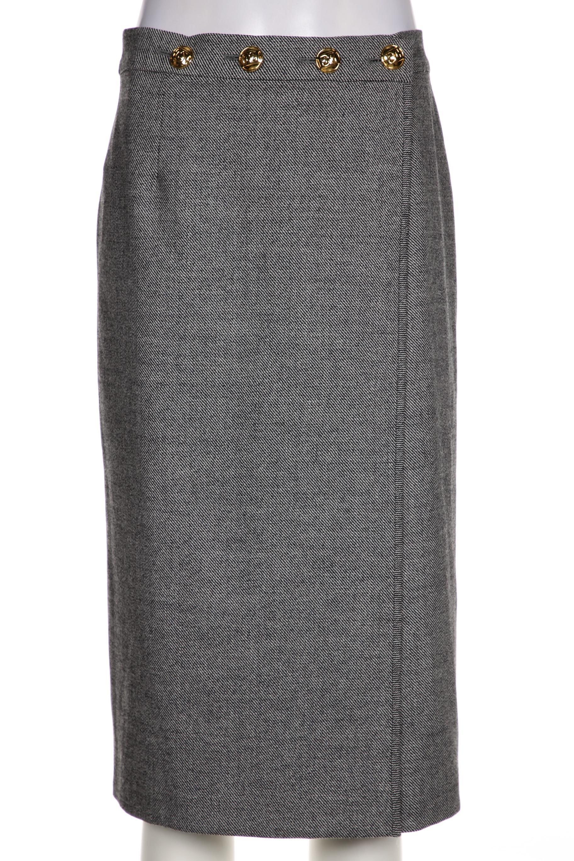 

Escada Damen Rock, grau, Gr. 38