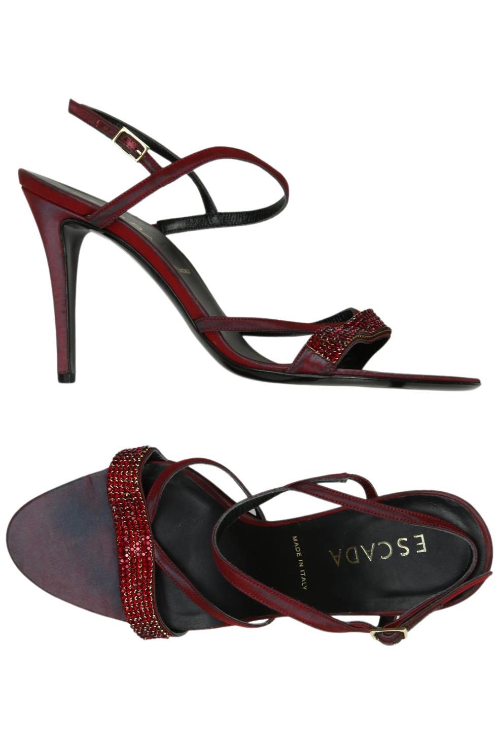 

Escada Damen Sandale, bordeaux, Gr. 39