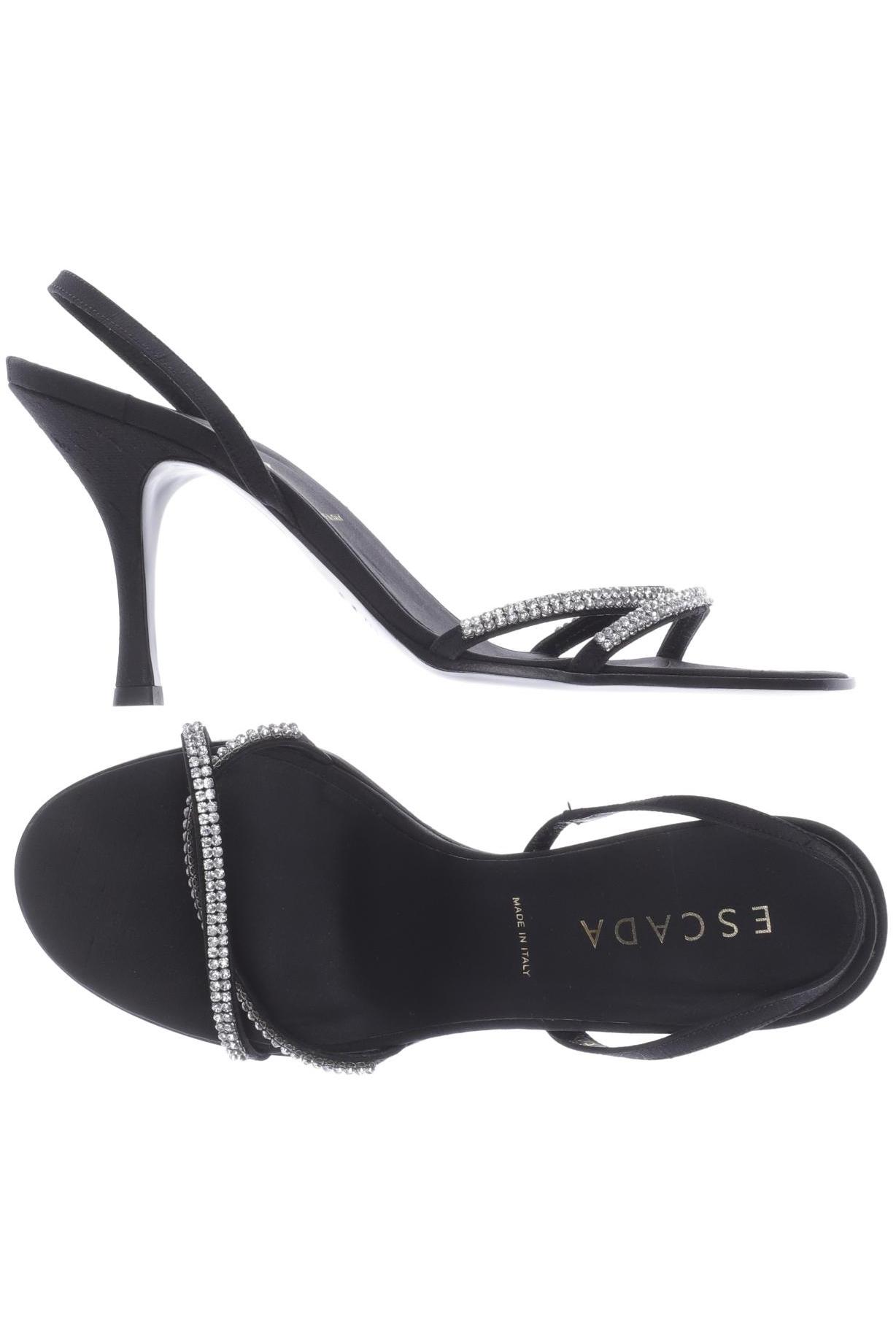 

Escada Damen Sandale, schwarz, Gr. 38