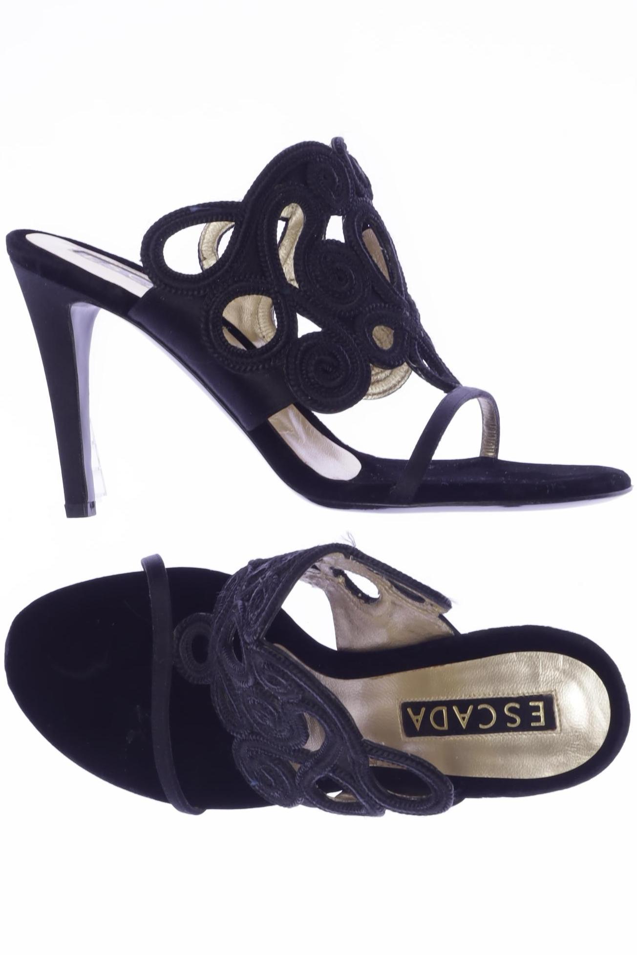 

Escada Damen Sandale, schwarz, Gr. 37