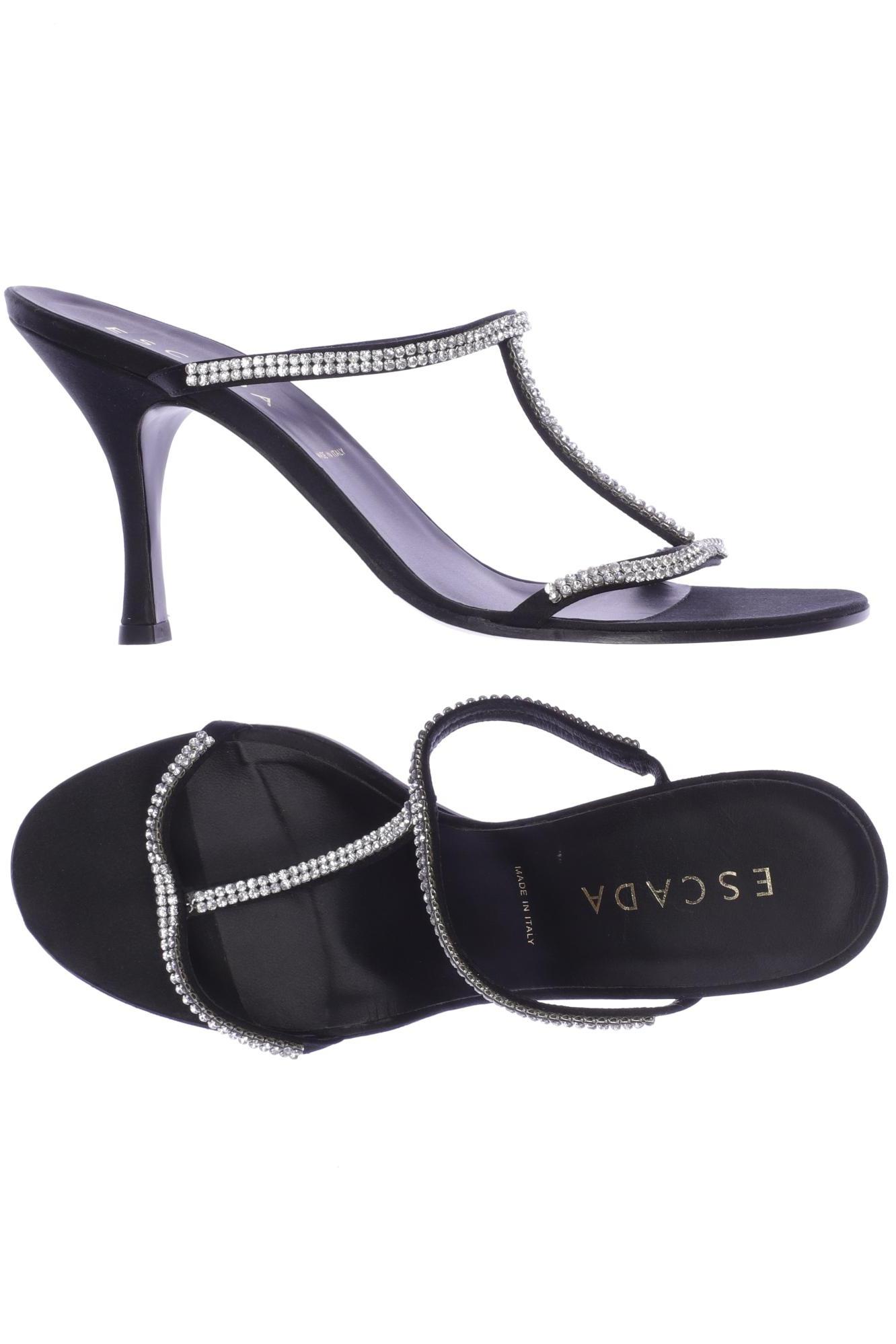 

Escada Damen Sandale, schwarz, Gr. 38