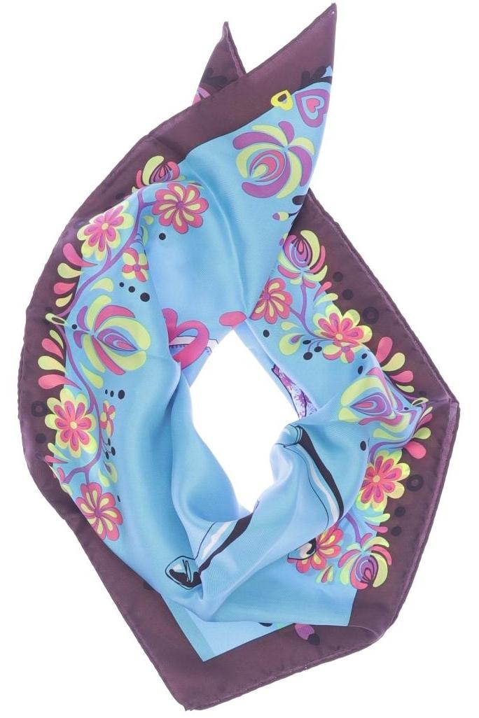 

Escada Damen Schal, blau, Gr.