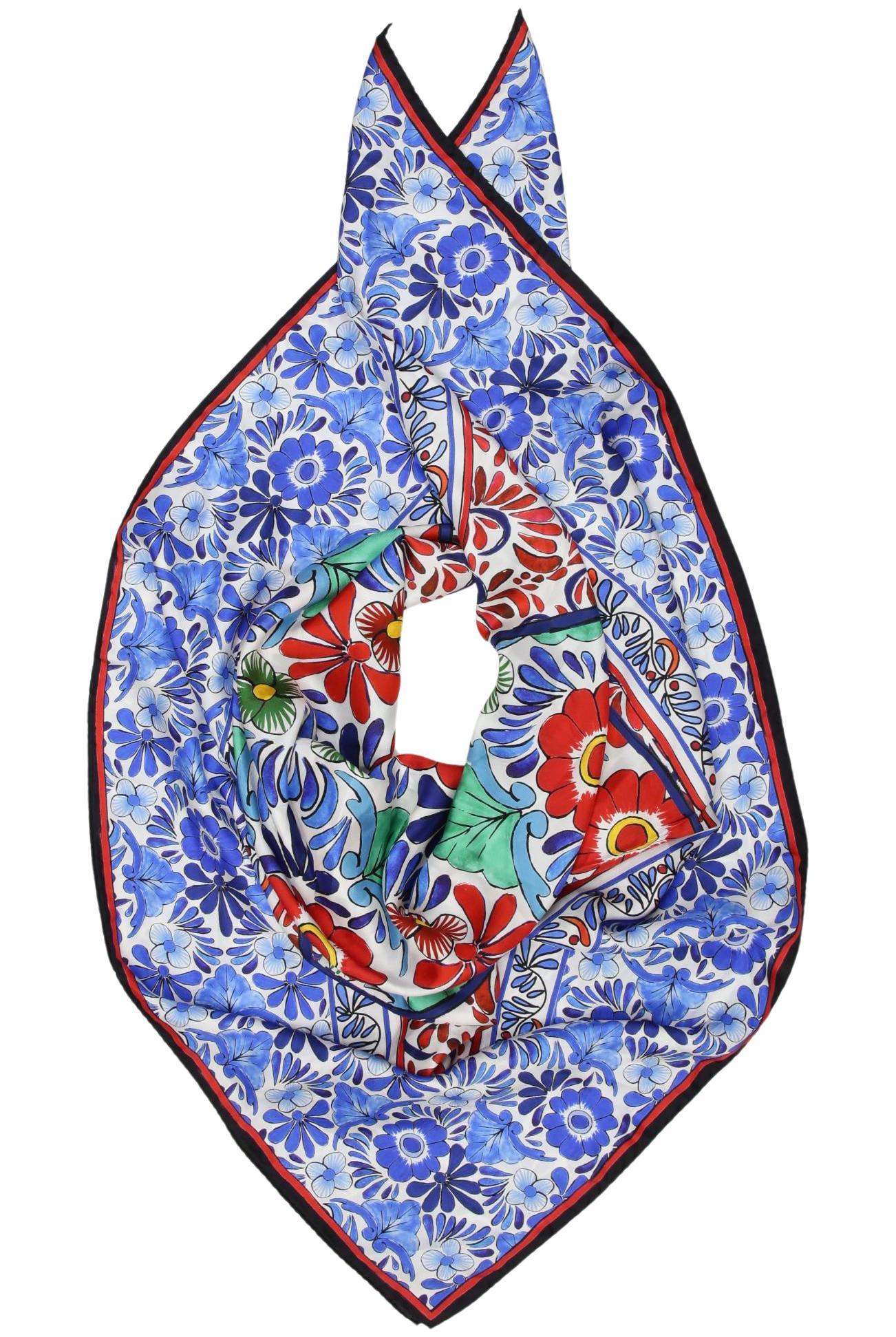 

Escada Damen Schal, mehrfarbig, Gr.