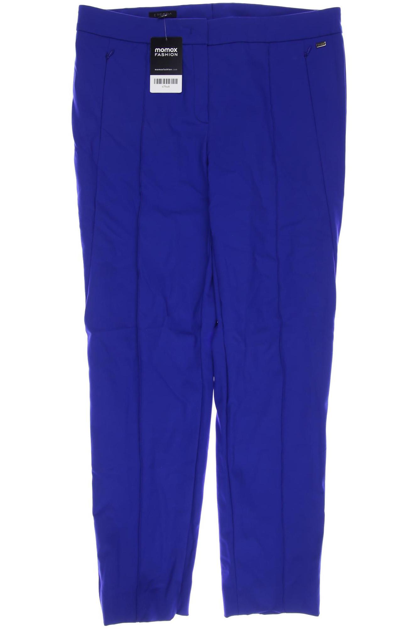 

Escada Damen Stoffhose, blau, Gr. 38