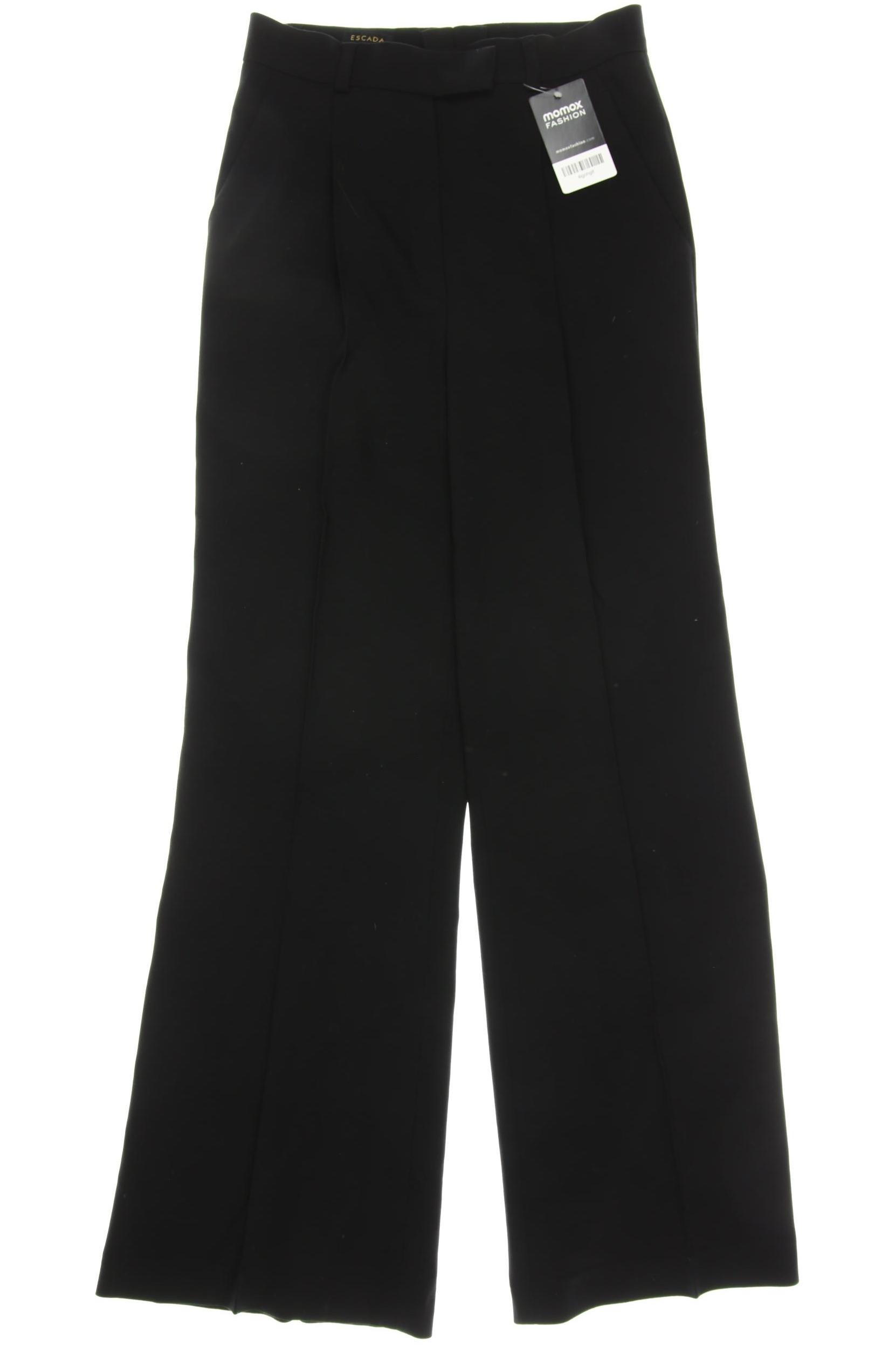 

Escada Damen Stoffhose, schwarz, Gr. 34