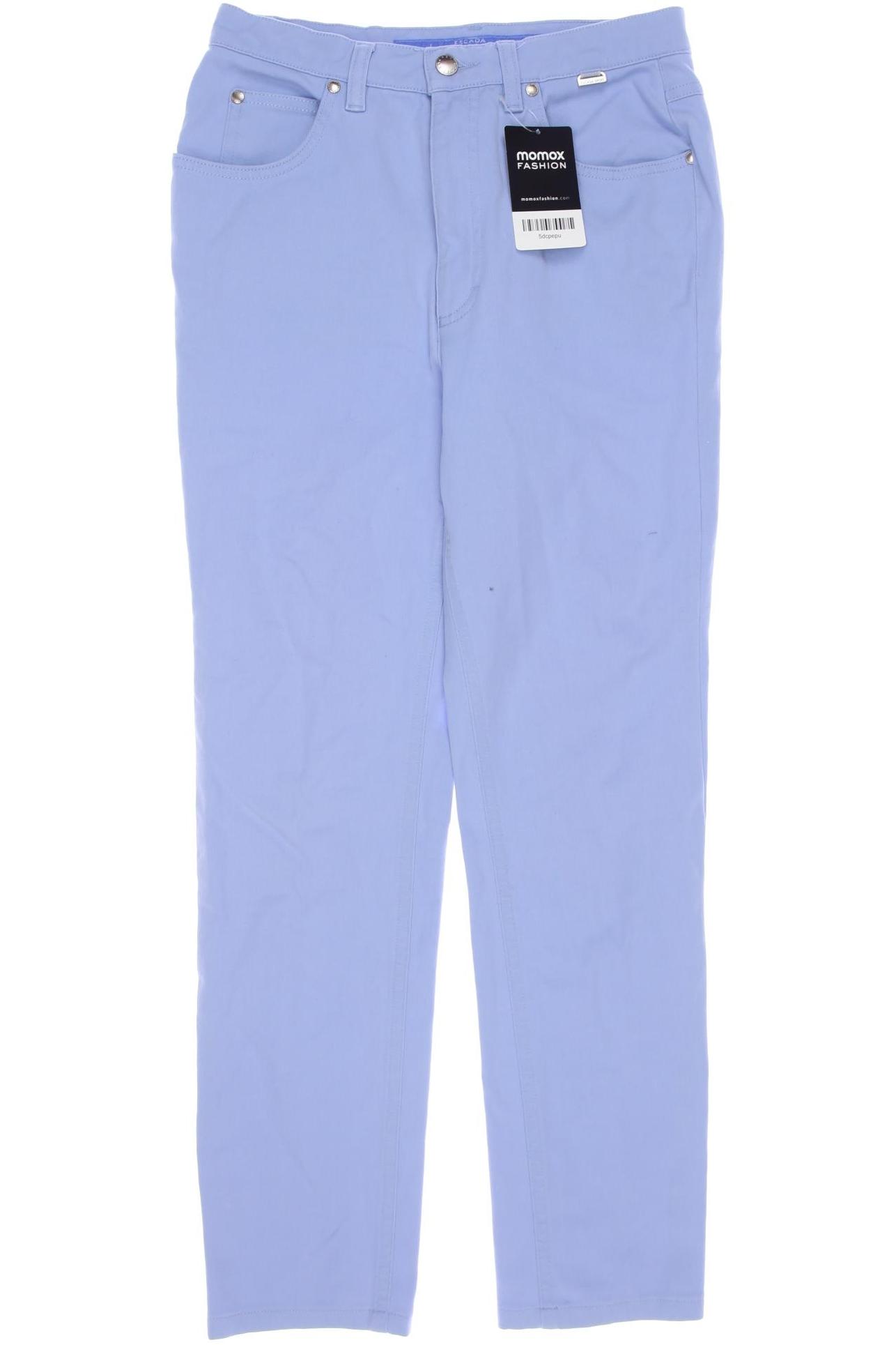 

Escada Damen Stoffhose, hellblau, Gr. 36