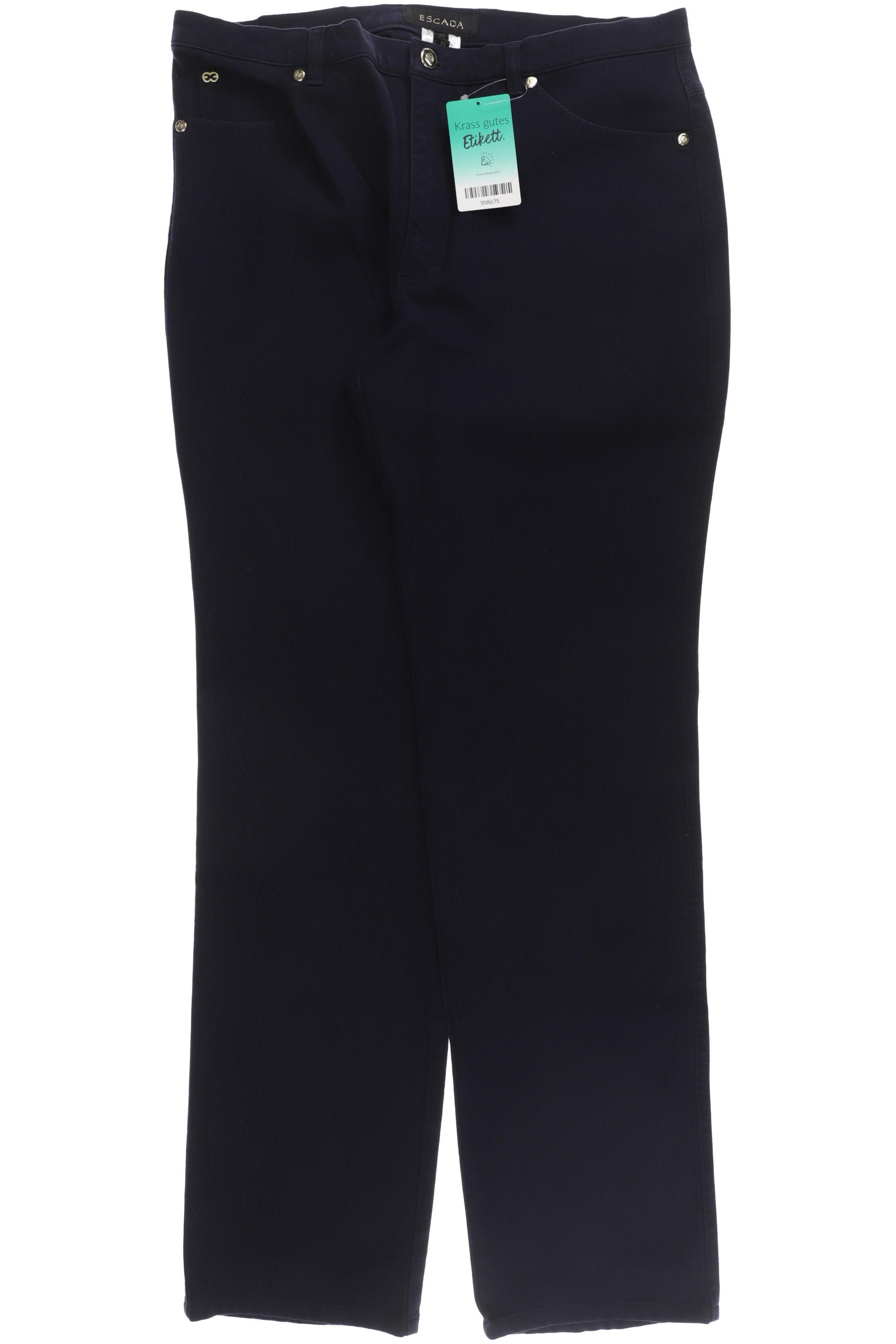 

Escada Damen Stoffhose, blau, Gr. 42