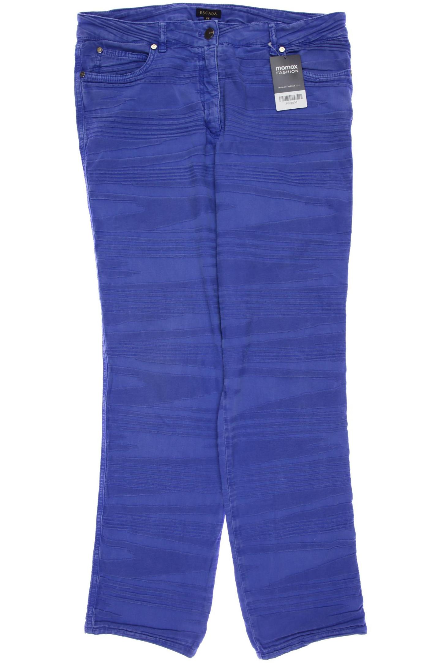 

Escada Damen Stoffhose, blau, Gr. 44