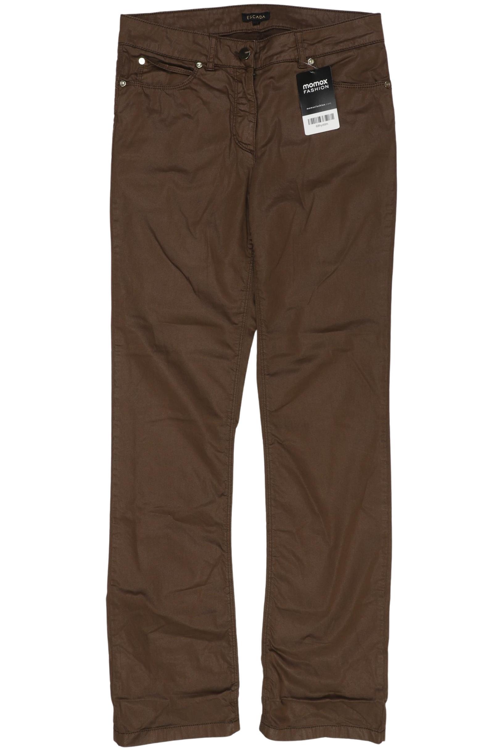 

Escada Damen Stoffhose, braun, Gr. 36